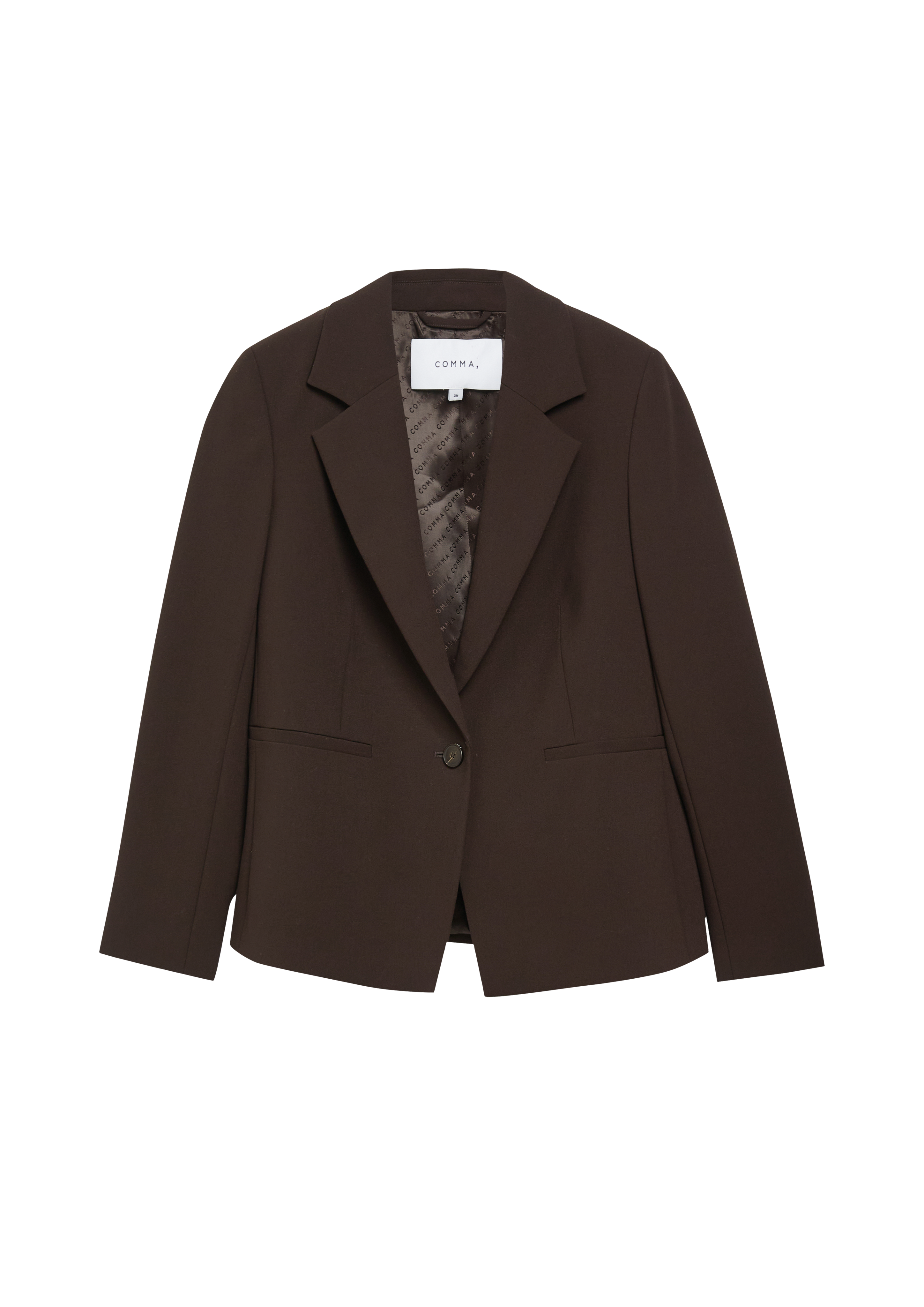 Blazer van een viscose-mix