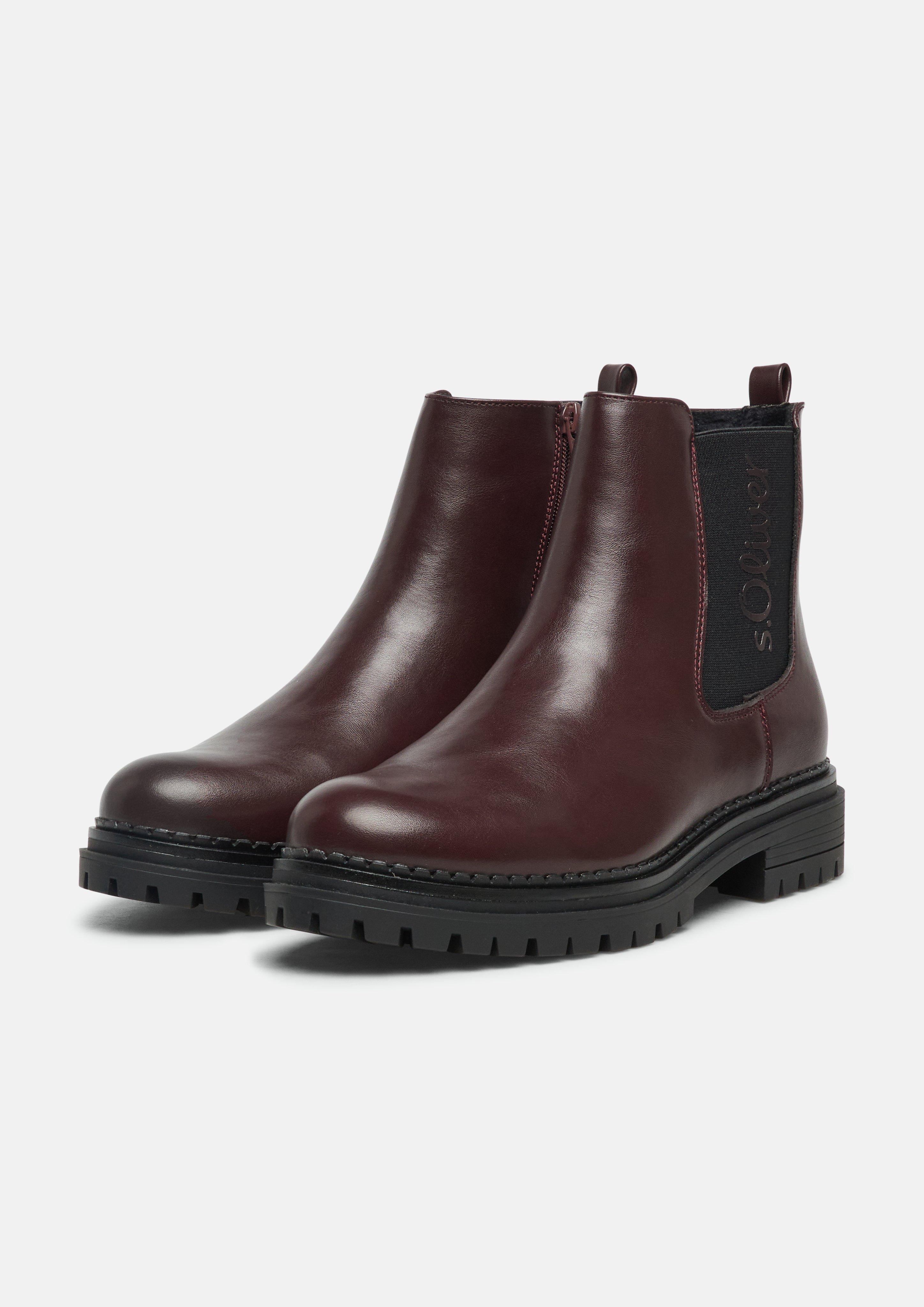 Dames Slip-on lage schoen in rood van s.Oliver
