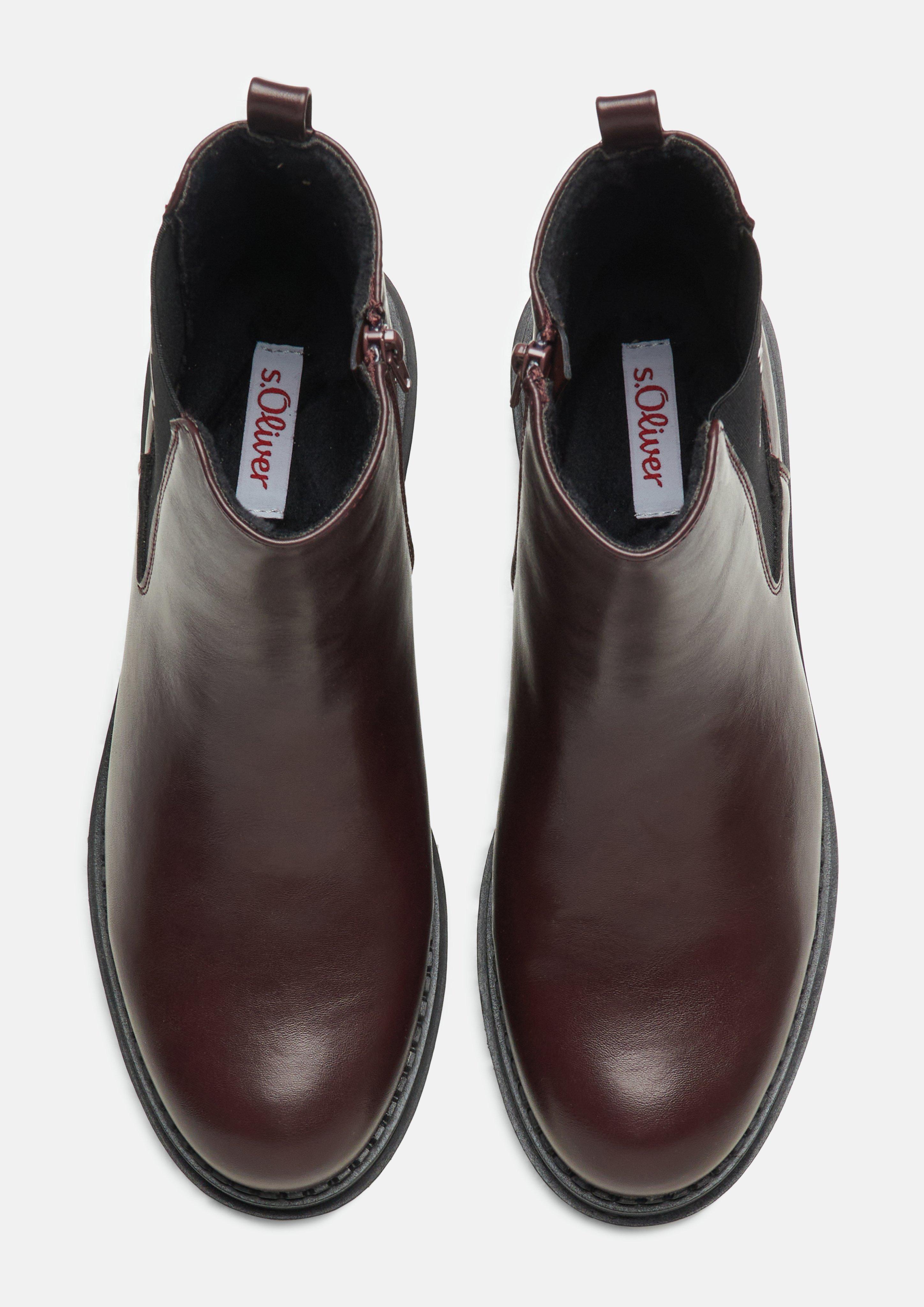 Dames Slip-on lage schoen in rood van s.Oliver