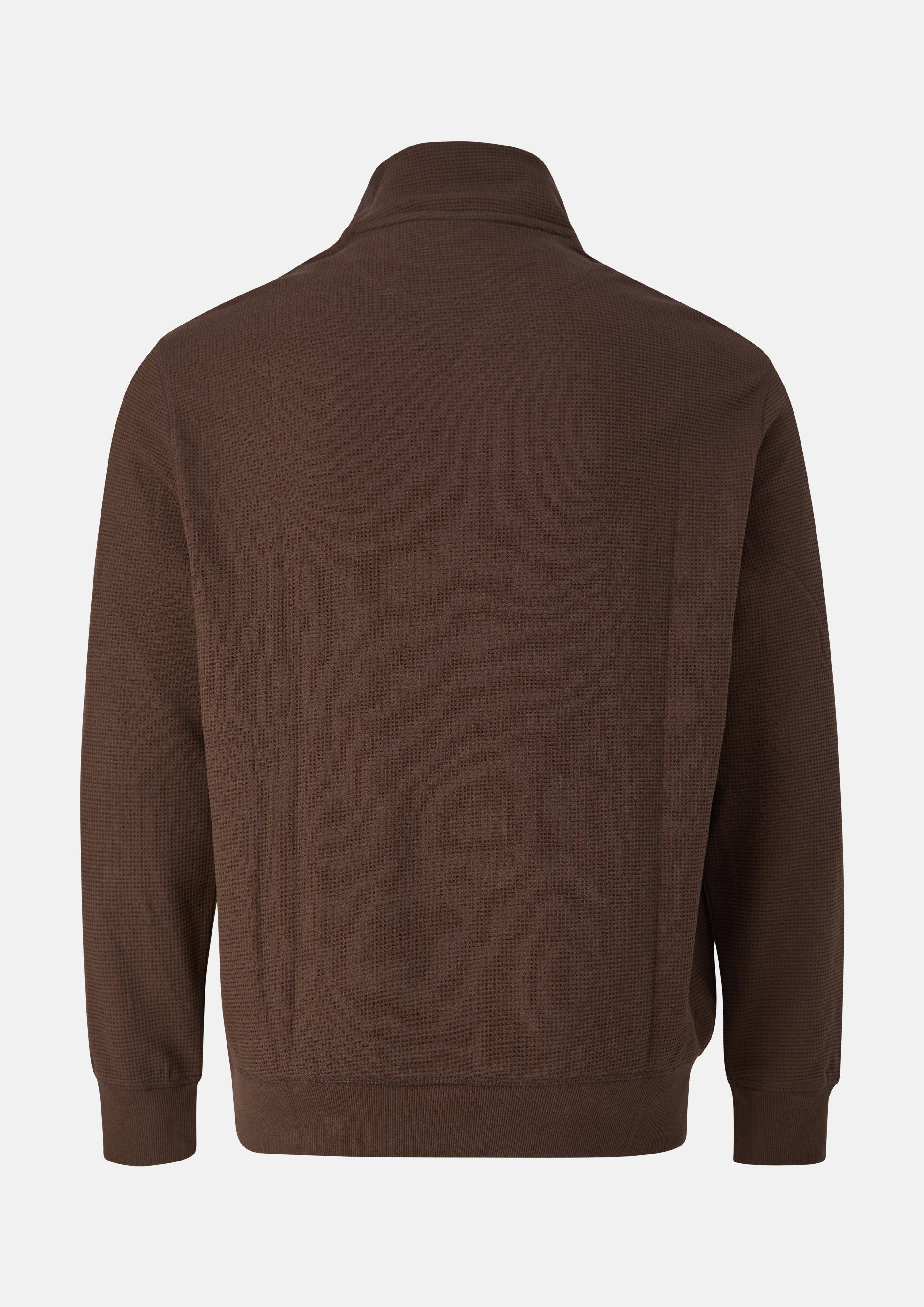 Hommes Sweat-shirt en brun de s.Oliver Men Big Sizes