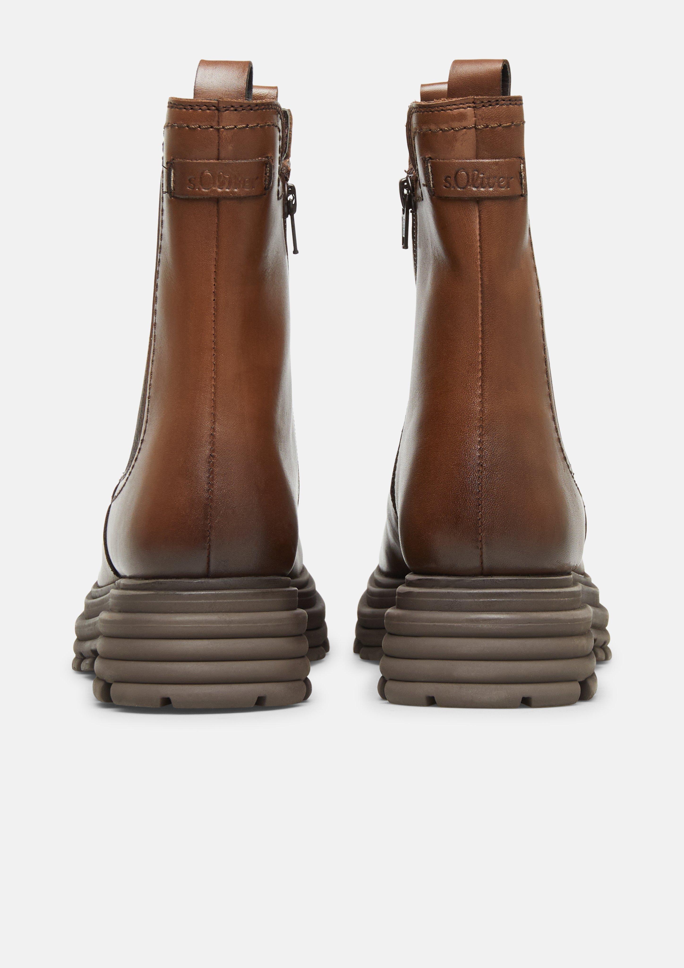 Damen Chelsea Boots in braun von s.Oliver
