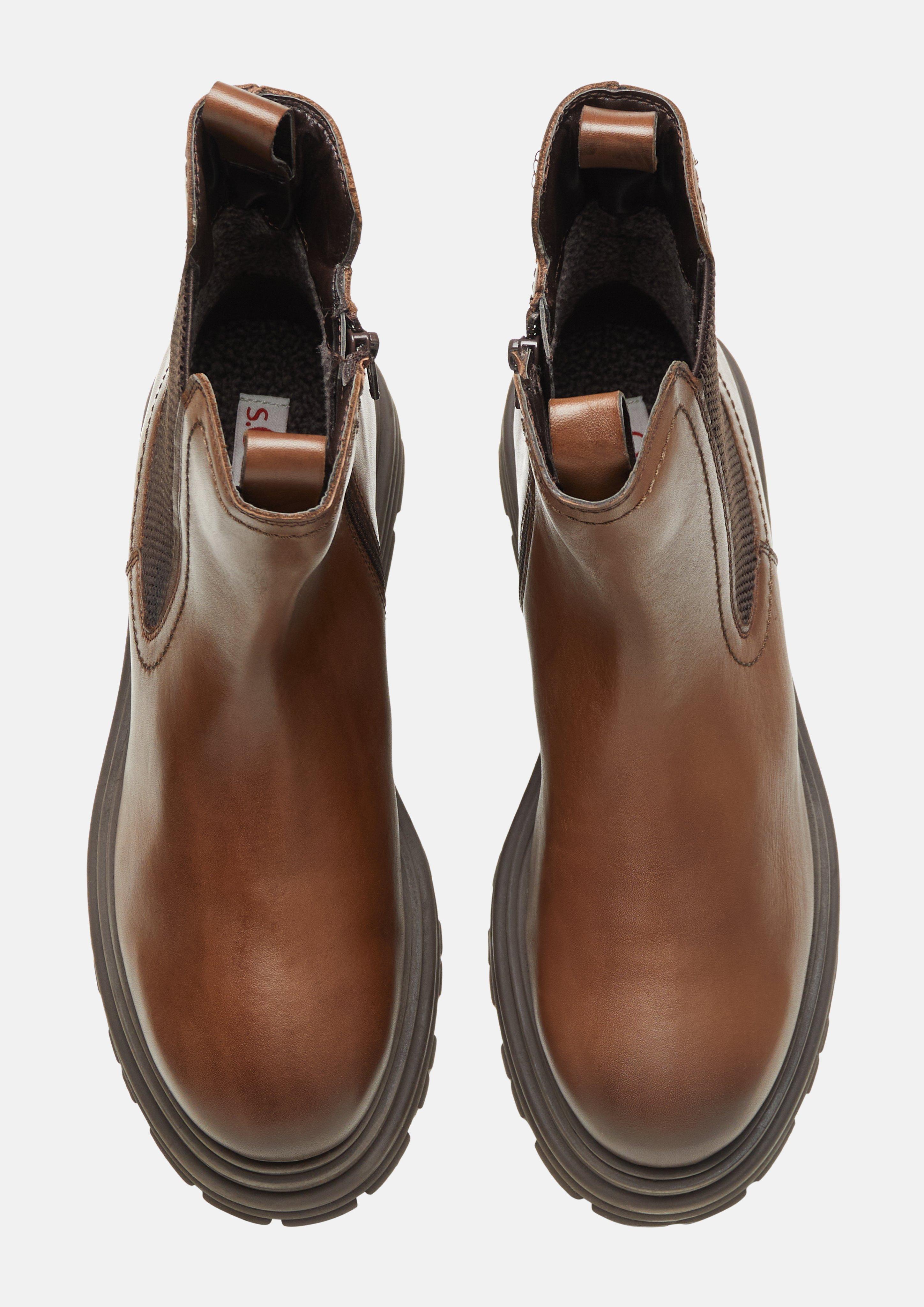 Damen Chelsea Boots in braun von s.Oliver