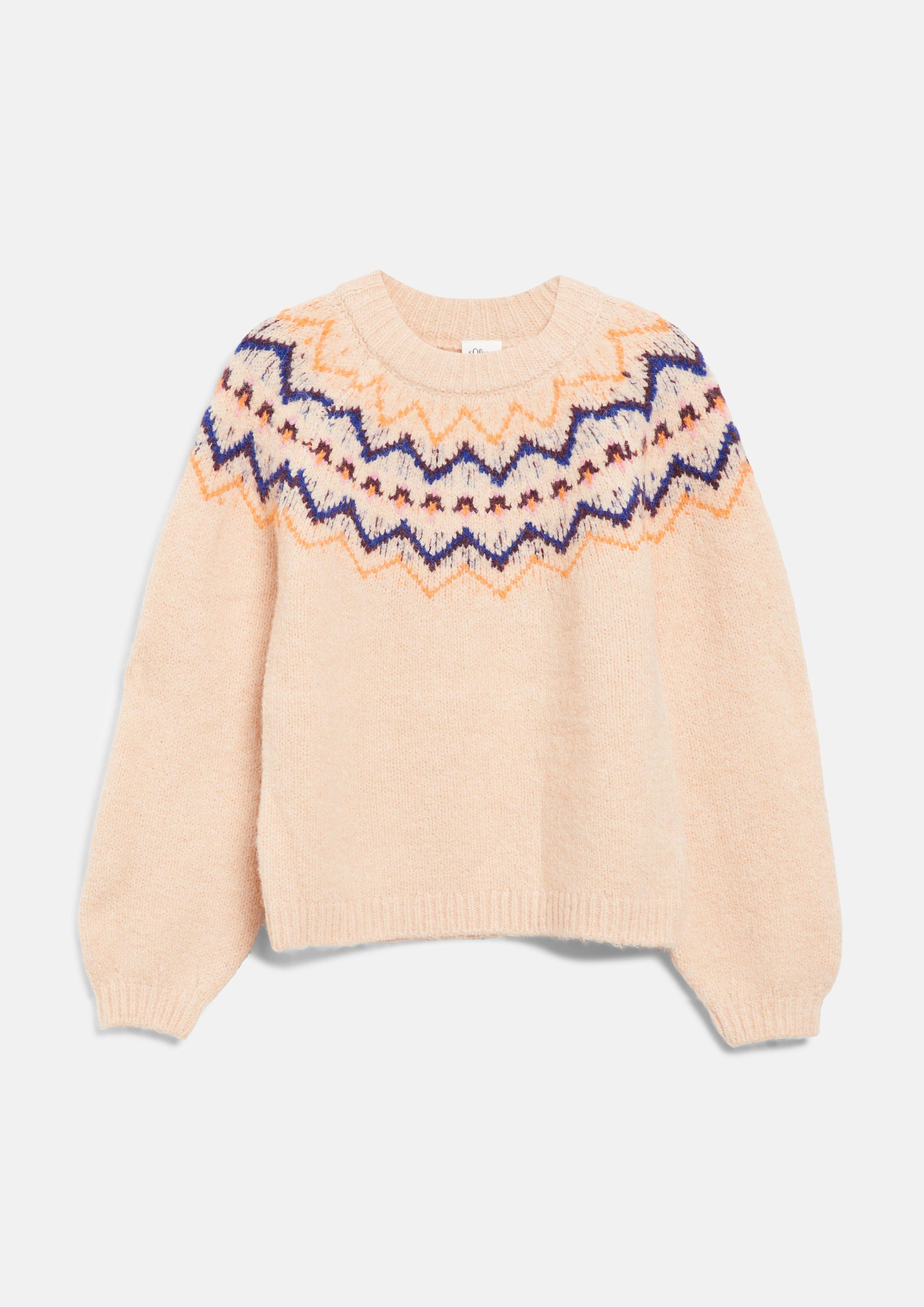 Pull en maille douillet en pêche de s.Oliver