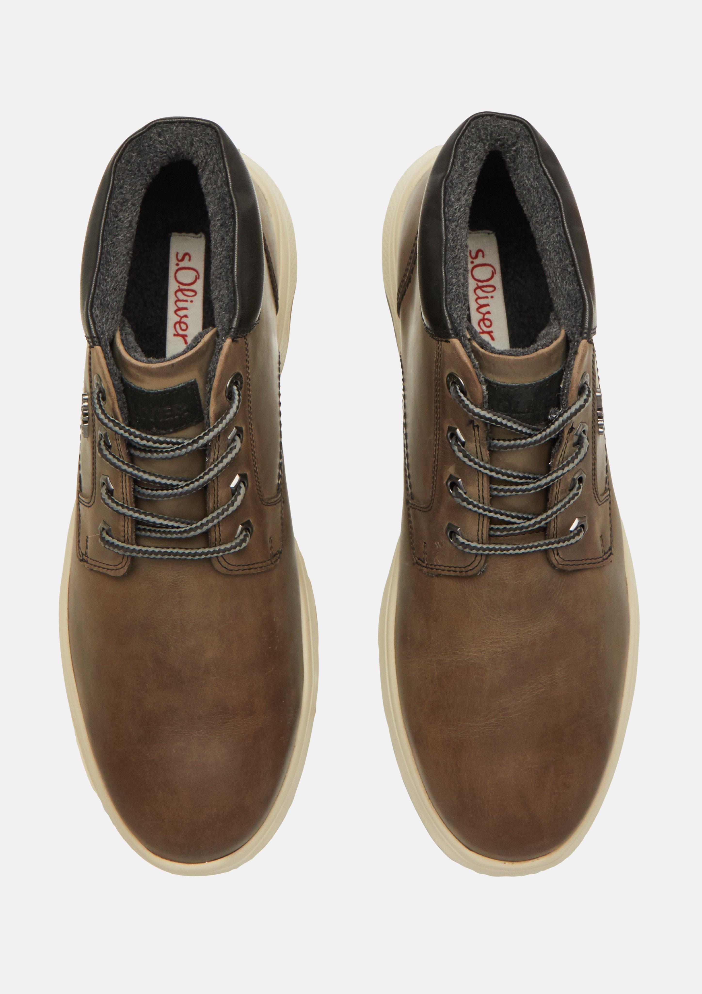 Hommes Bottes en brun de s.Oliver