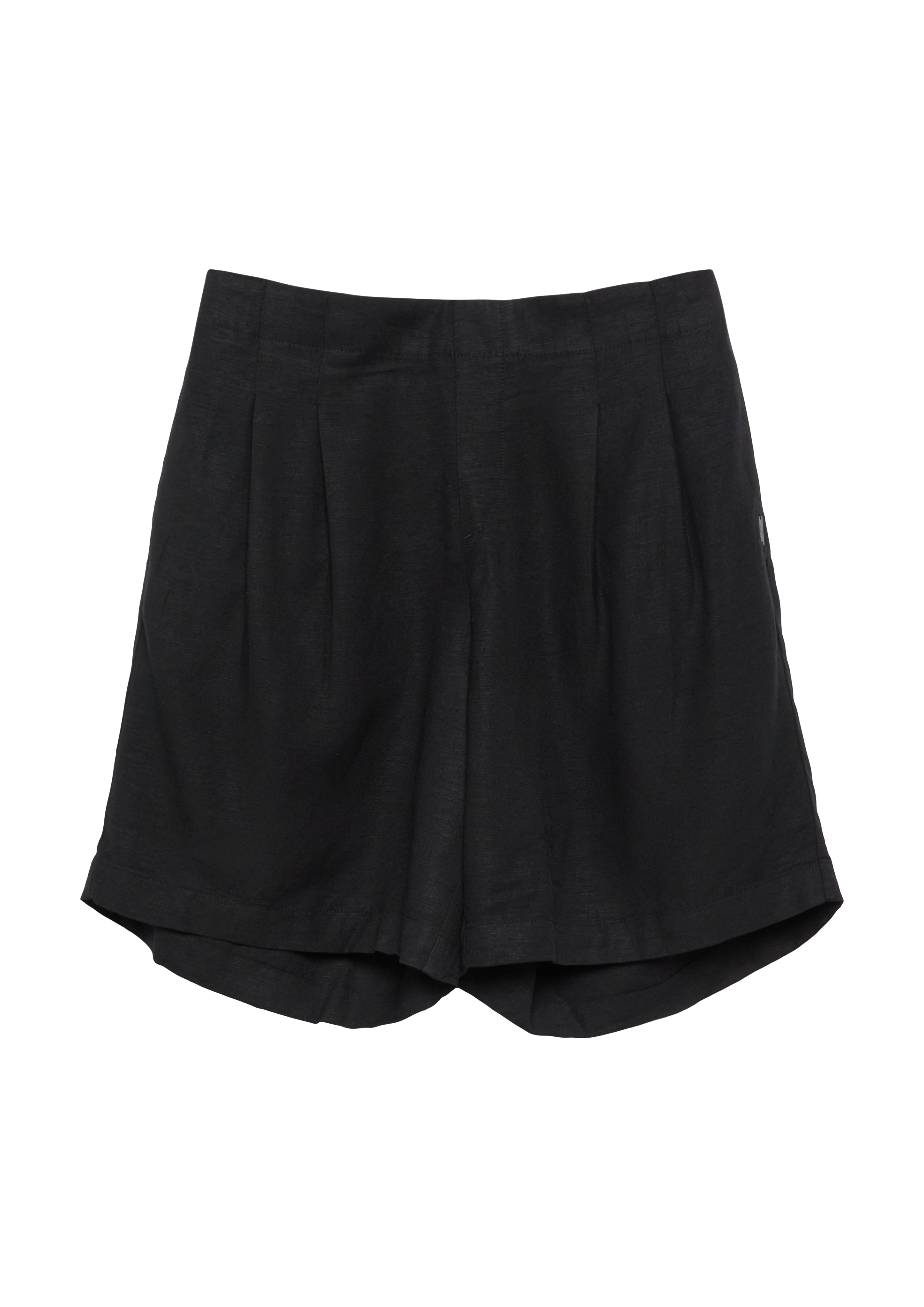 Shorts aus luftigem Leinenmix