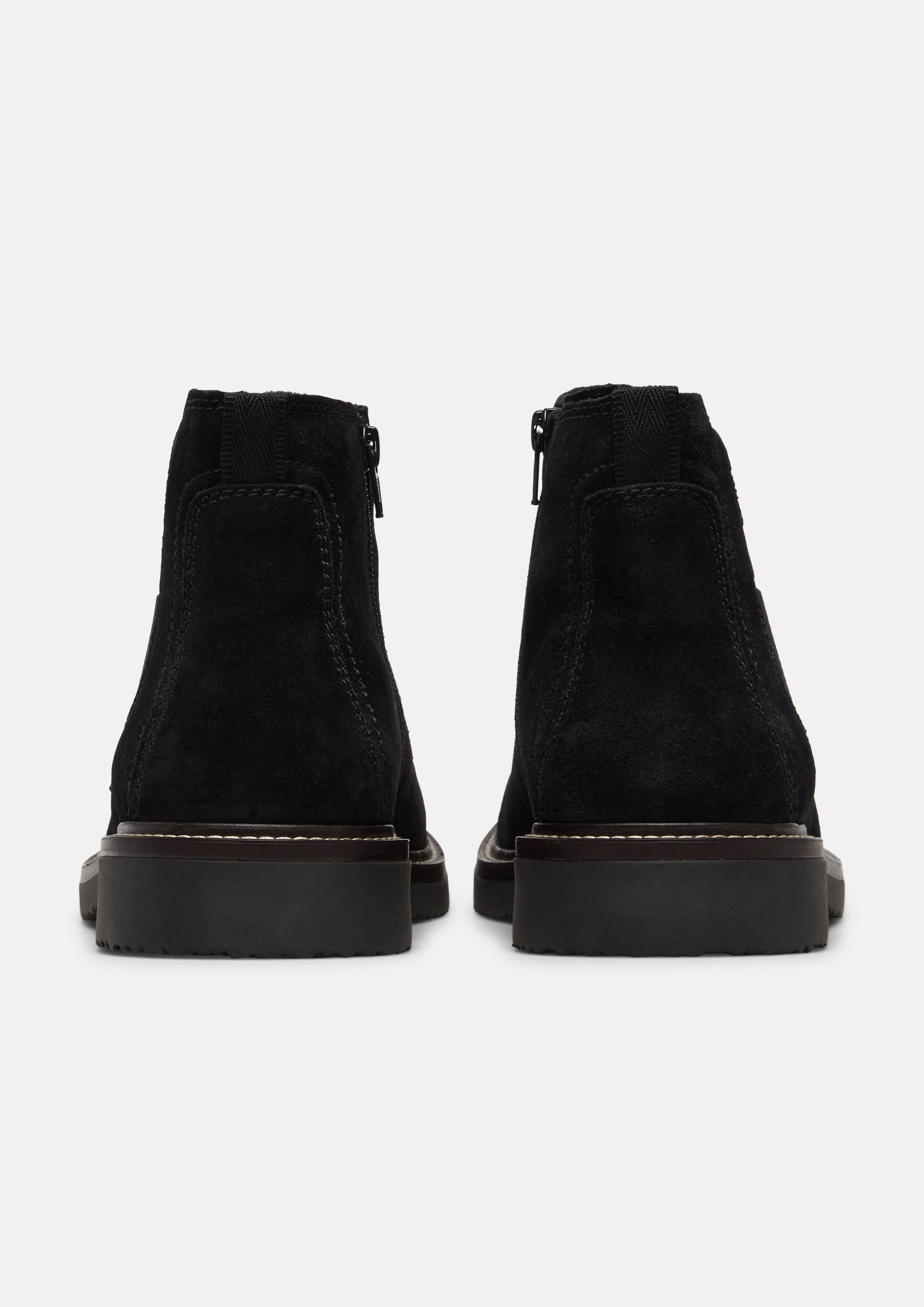 Hommes Bottines Chelsea en noir de s.Oliver