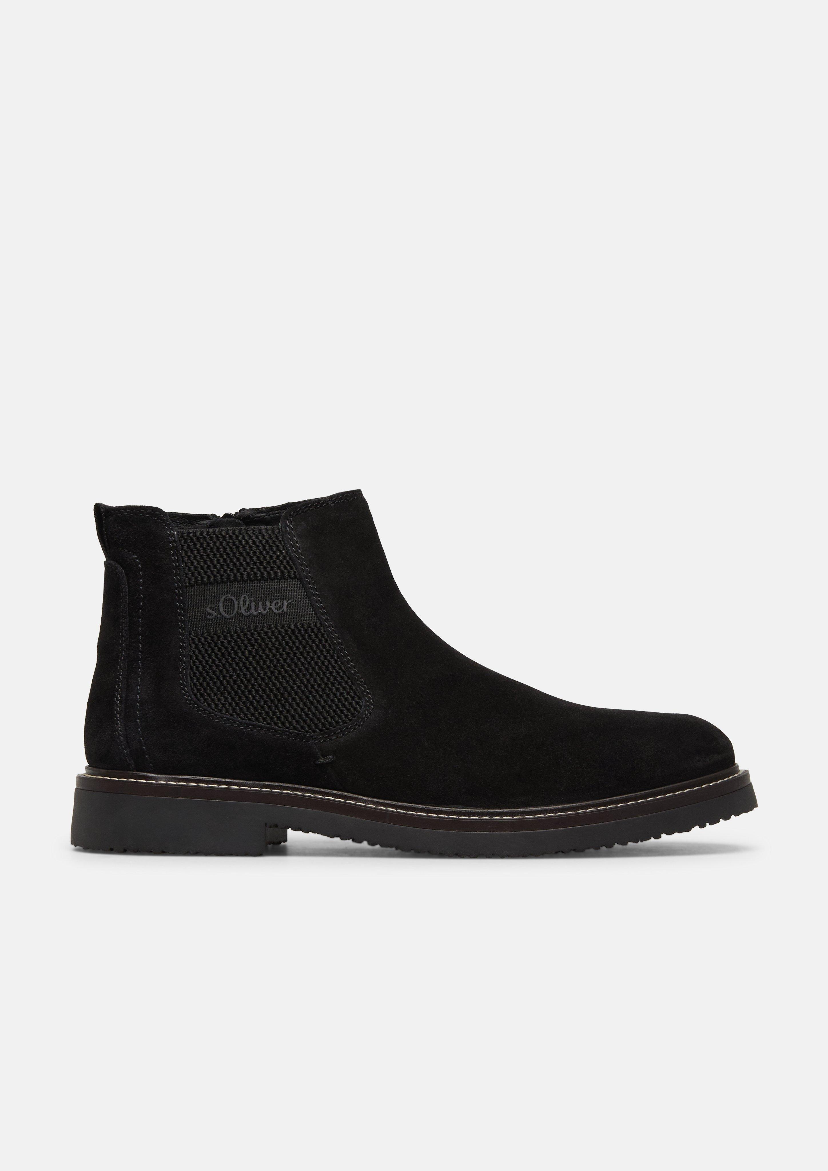 Bottines Chelsea en noir de s.Oliver