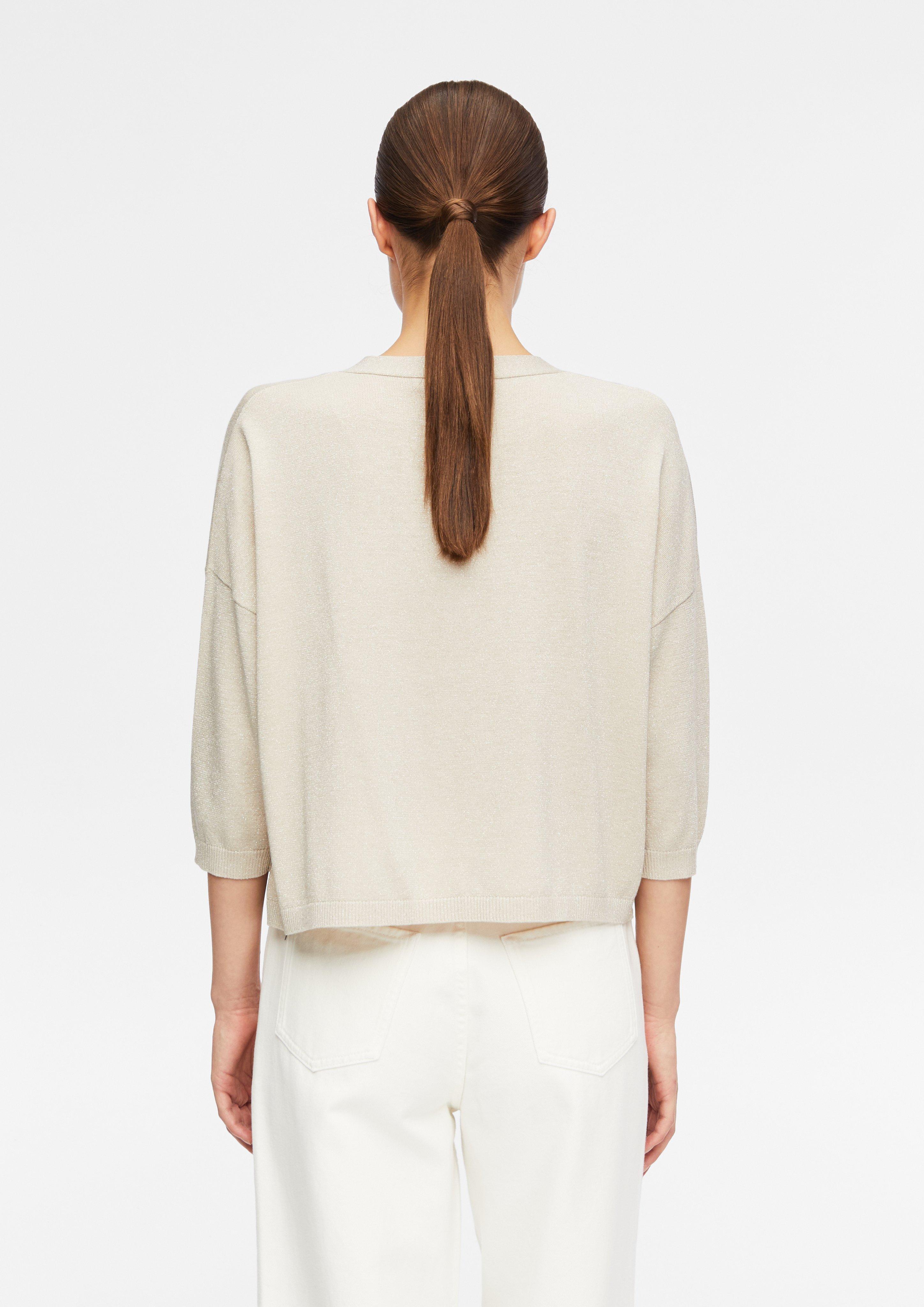 Strickjacke mit Glitzergarn in  von COMMA