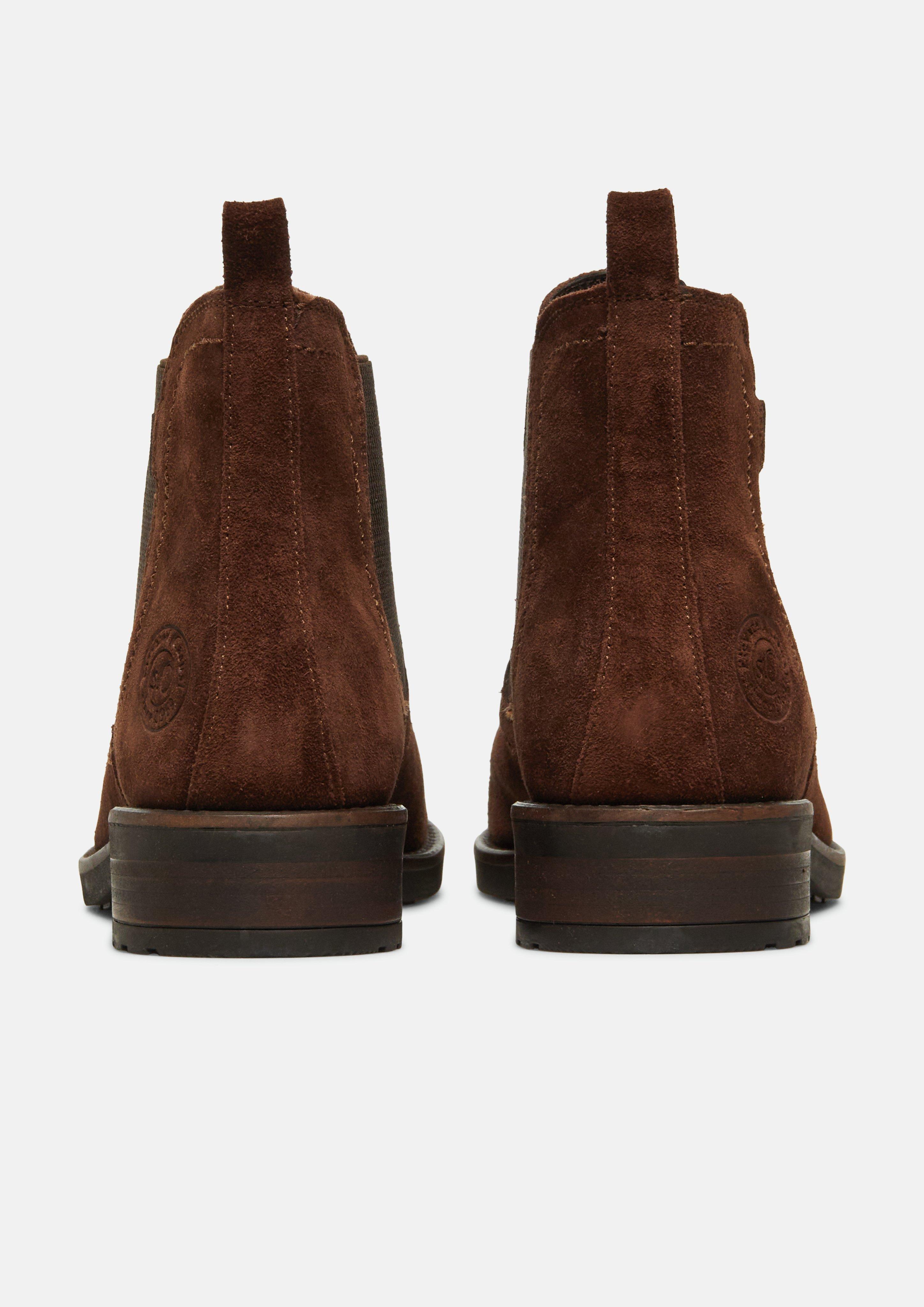 Women Chelsea boots in brown by s.Oliver