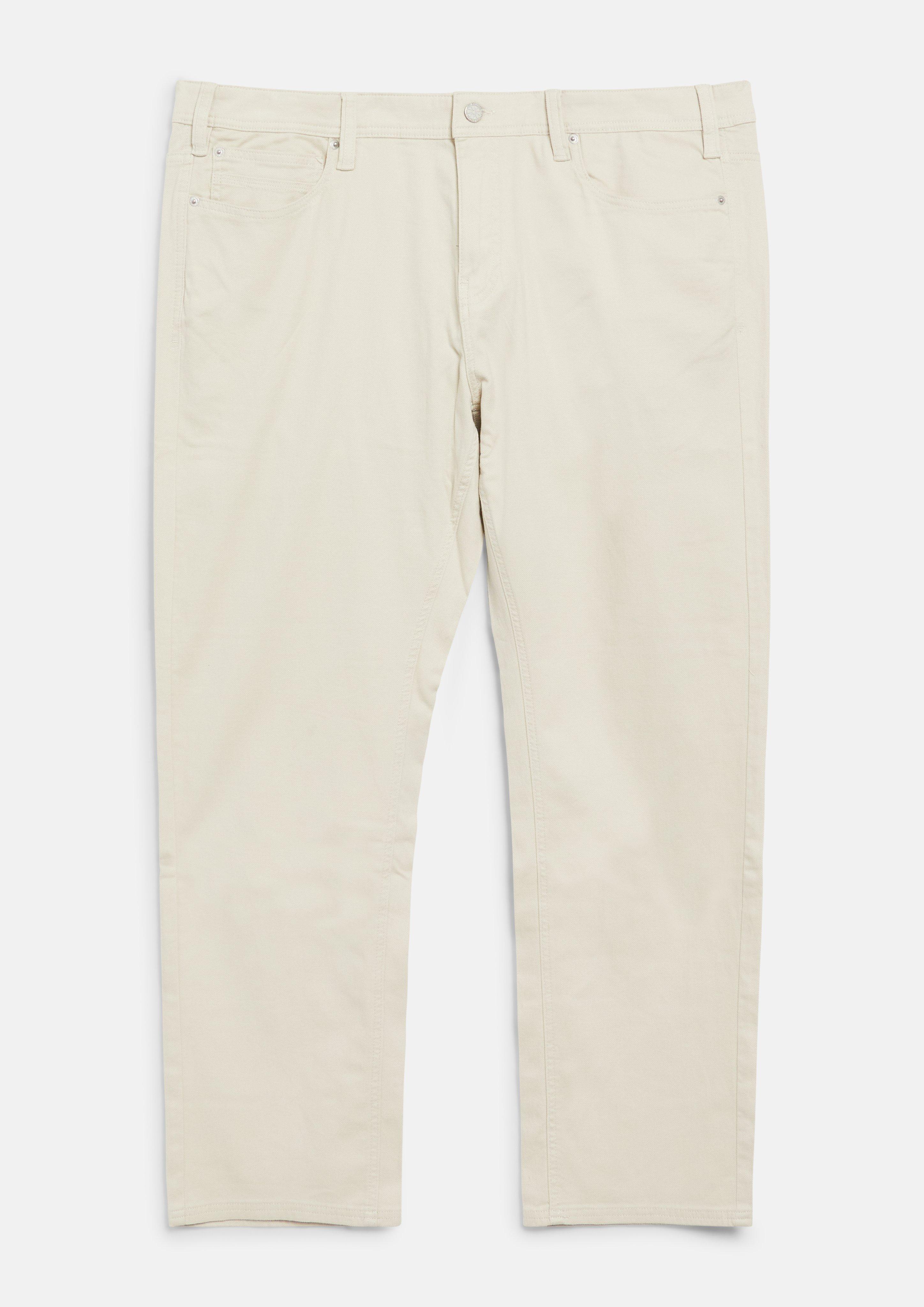 Herren Hose Casby / Relaxed Fit / Mid Rise / Struktur-Stretch in helles beige von s.Oliver Men Big Sizes