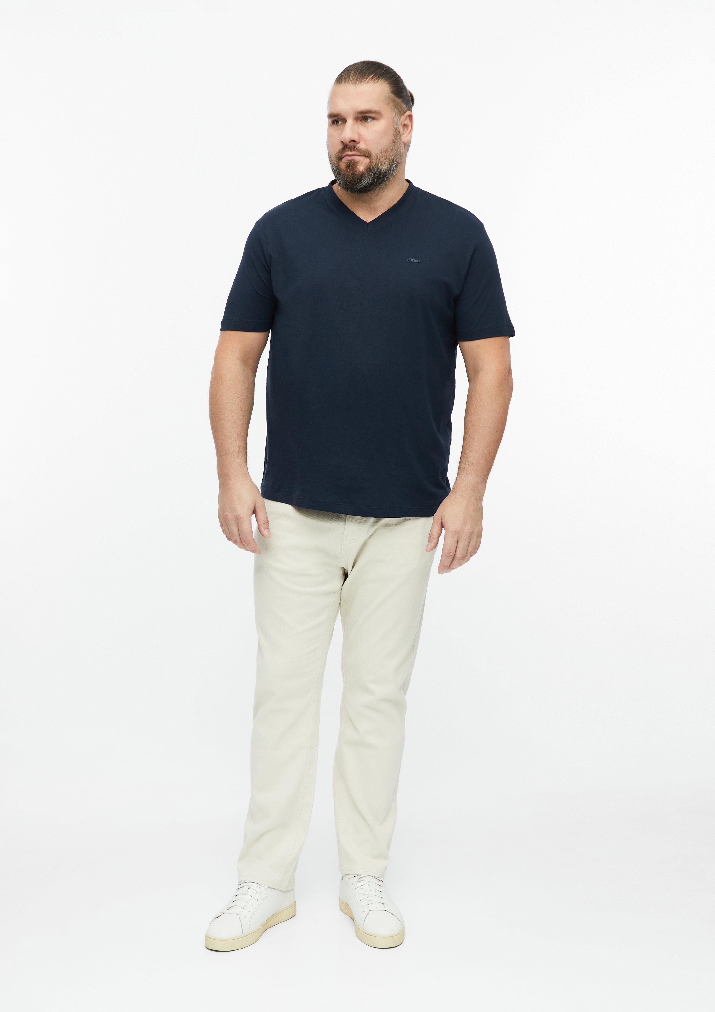Hlače Casby / ležerni kroj / srednje visoki struk / strukturirani rastezljivi materijal u boji svijetlo bež od s.Oliver Men Big Sizes