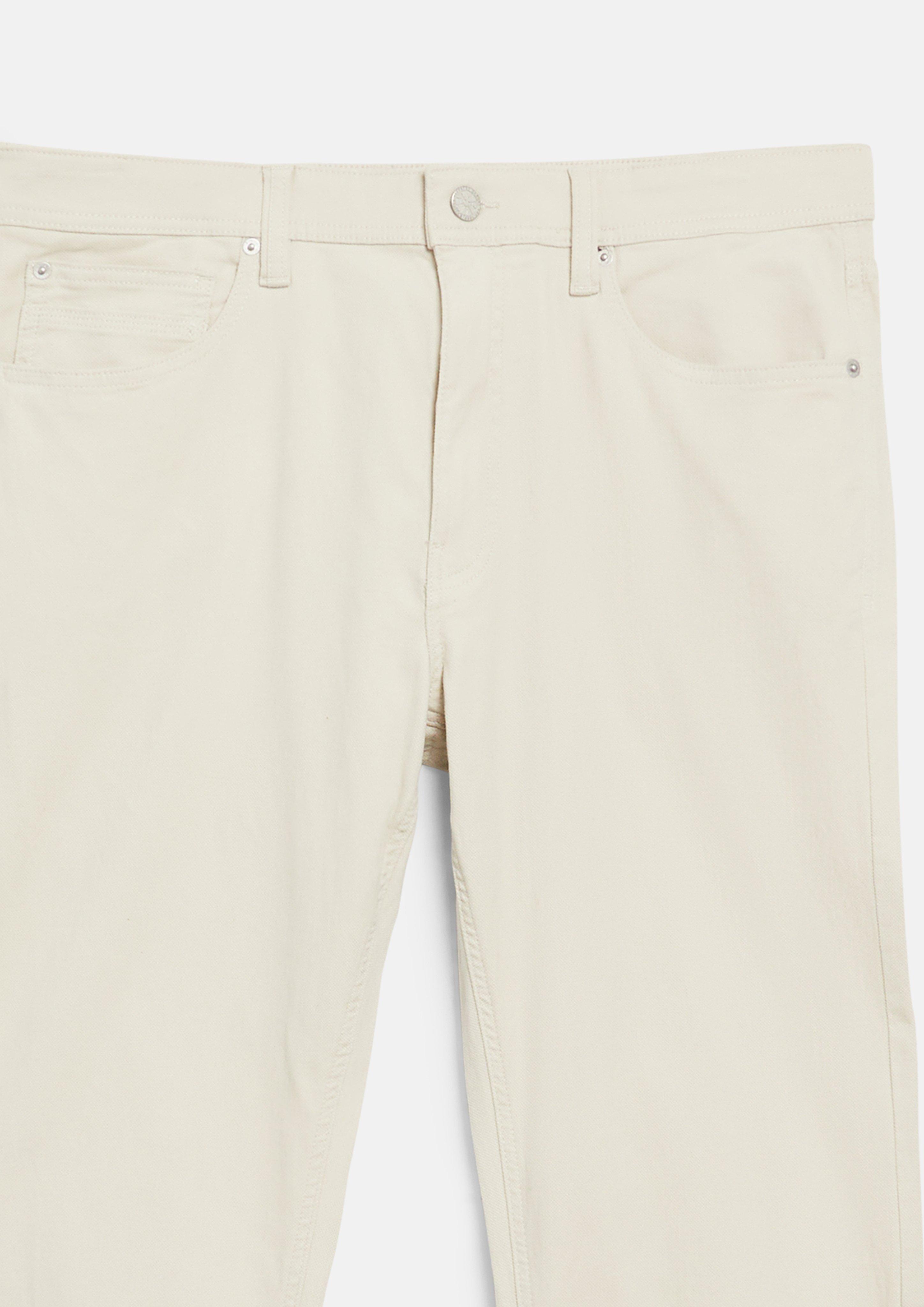 Hommes Pantalon York / Coupe droite / Taille mi-haute / Tissu stretch texturé en beige de s.Oliver Men Tall Sizes
