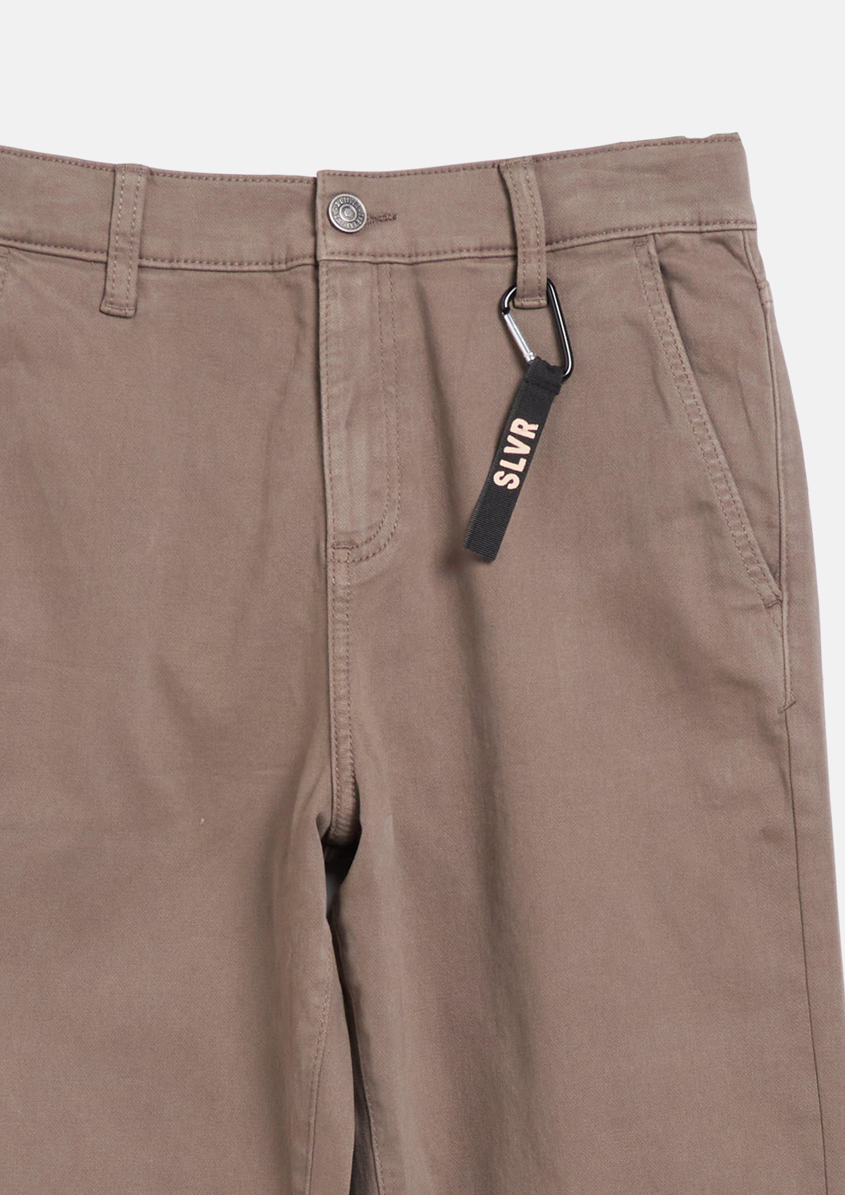 Dzieci Spodnie Toni / Relaxed Fit / Mid Rise / Tapered Leg / z taśmą s.Oliver Tape przy karabińczyku w kolorze brązowy od s.Oliver