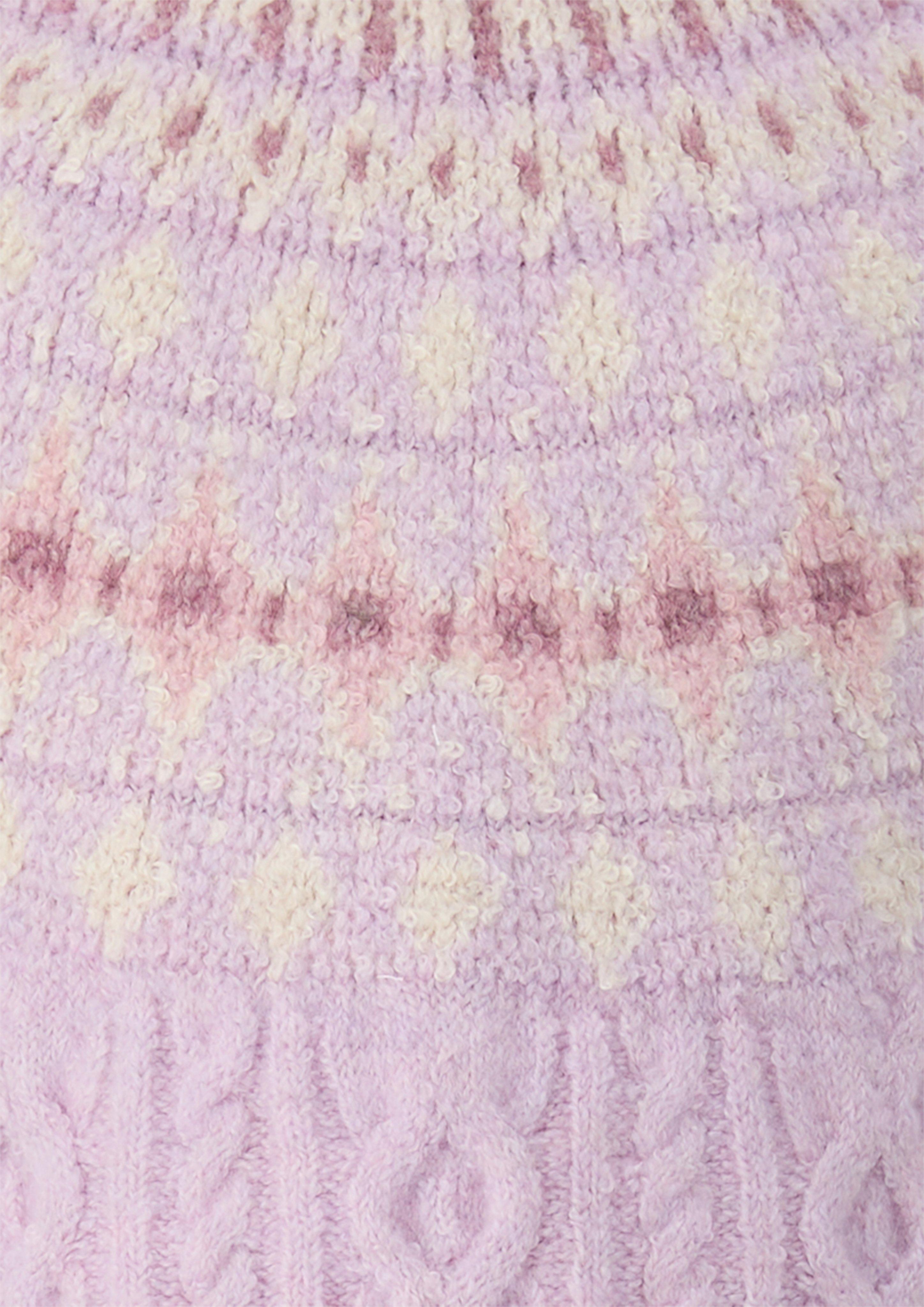Kids Cable-Knit Dress in pink by s.Oliver