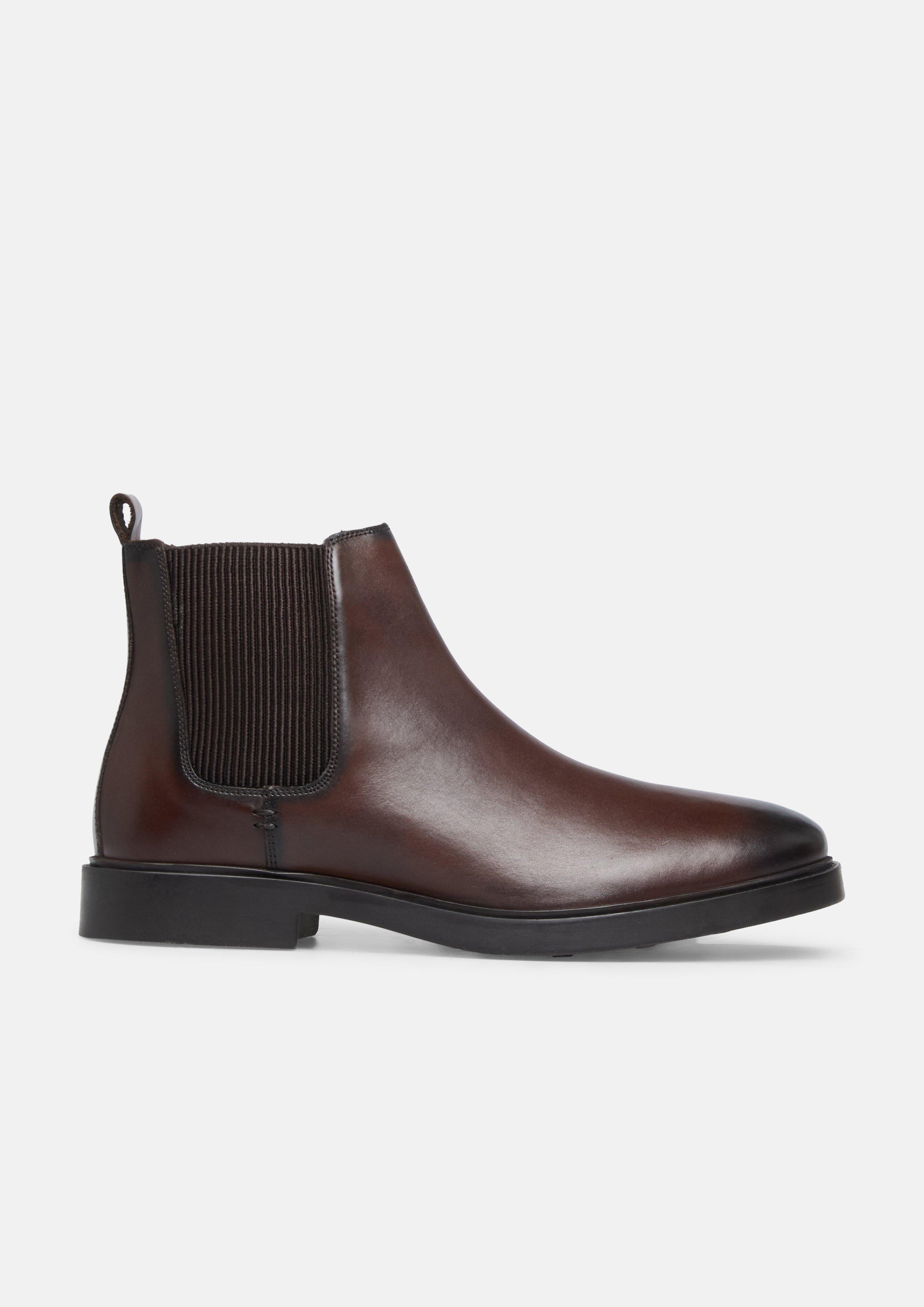 Hommes Bottines Chelsea en brun de s.Oliver BLACK LABEL