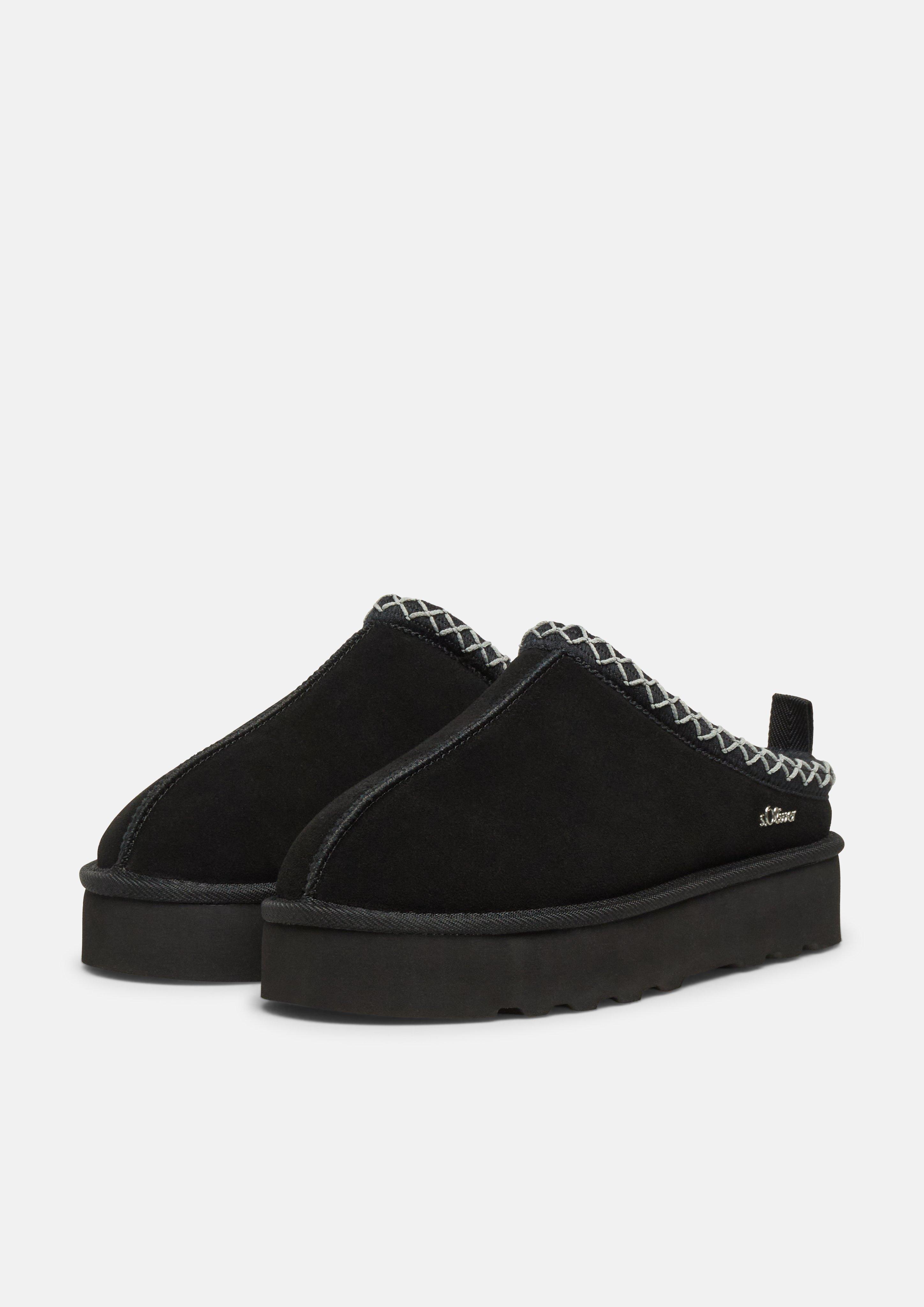 Women Mules in black by s.Oliver