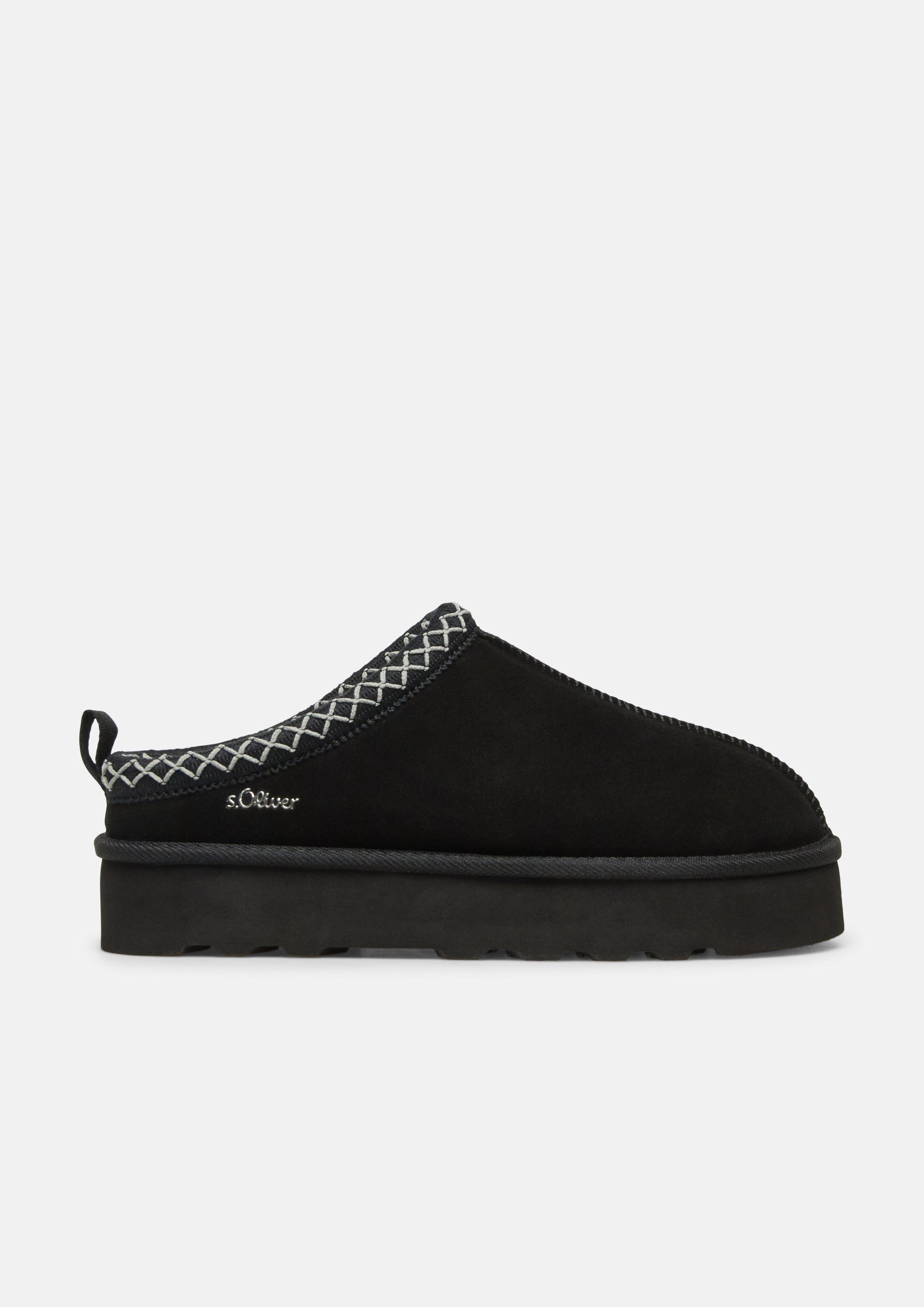 Mules in black by s.Oliver