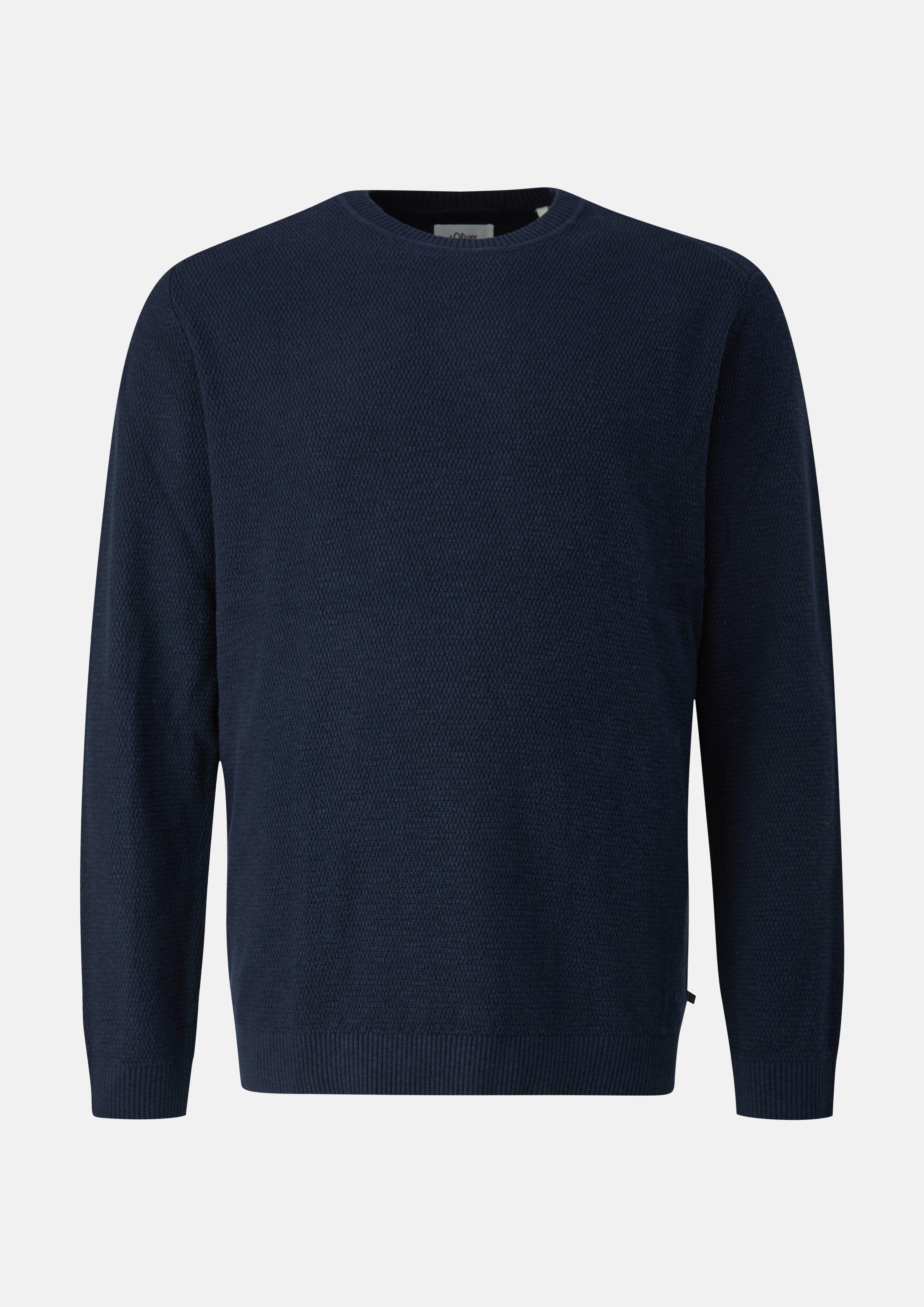 Hommes Pull en tricot en bleu de s.Oliver Men Big Sizes