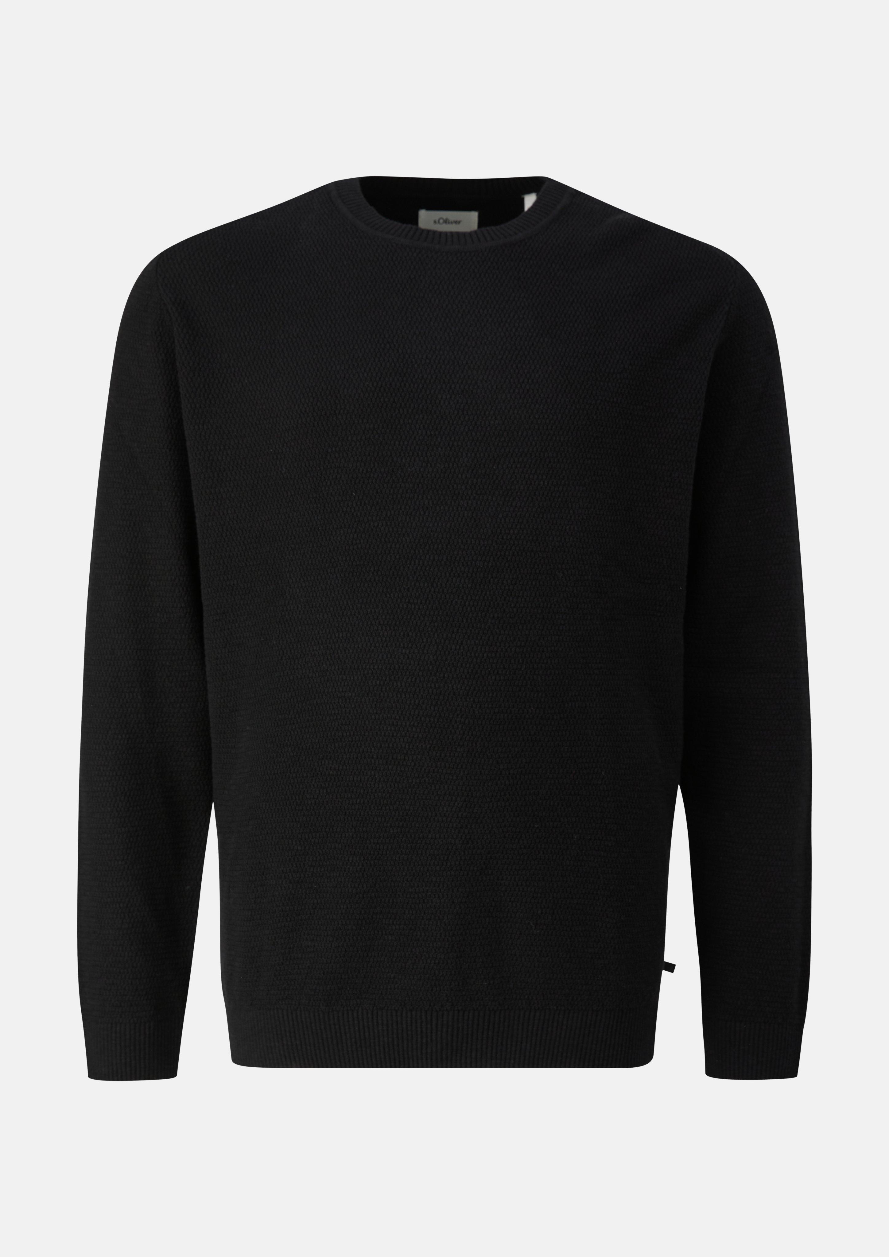 Pulover v barvi črna od s.Oliver Men Big Sizes