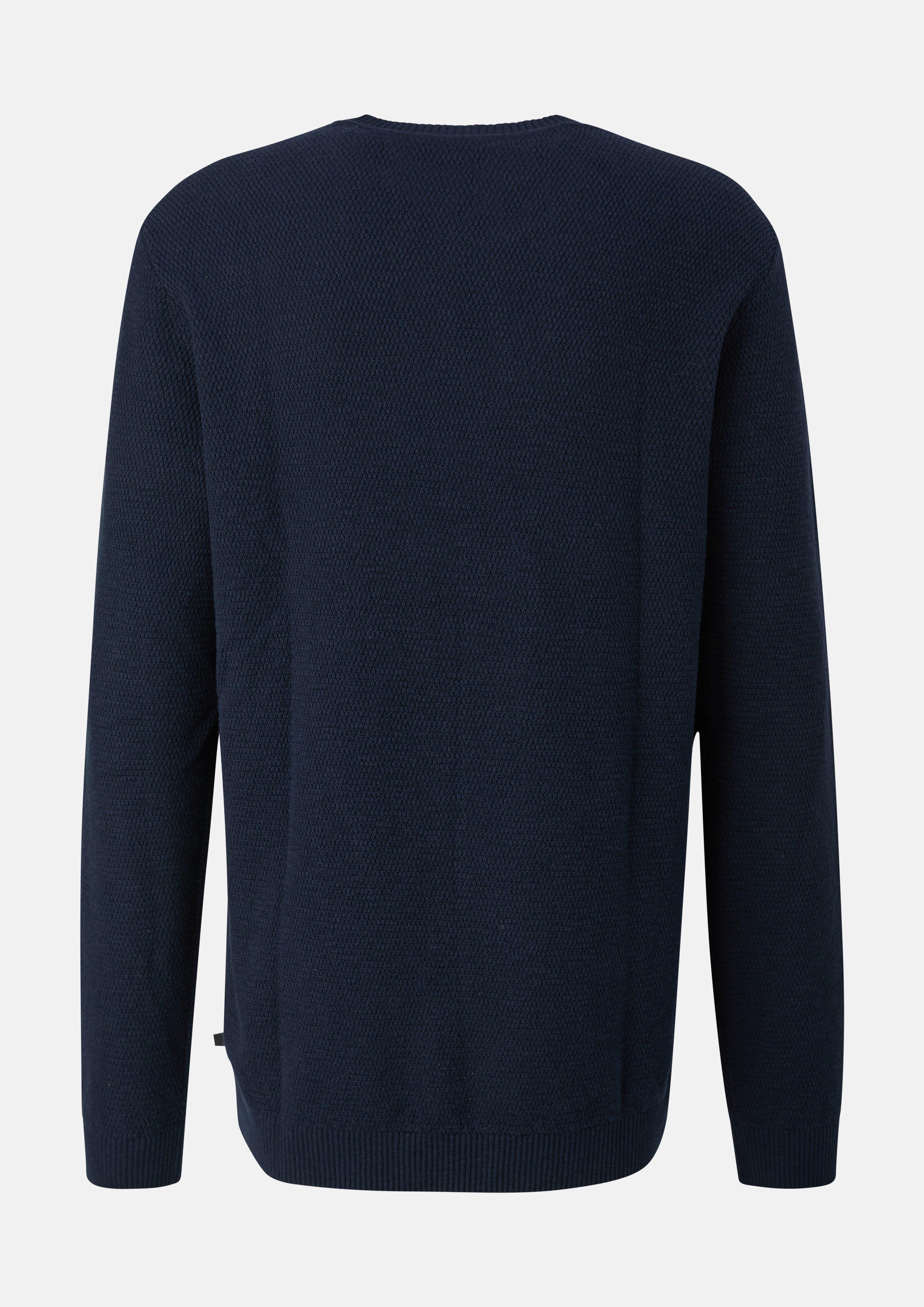 Hommes Pull en tricot en bleu de s.Oliver Men Tall Sizes