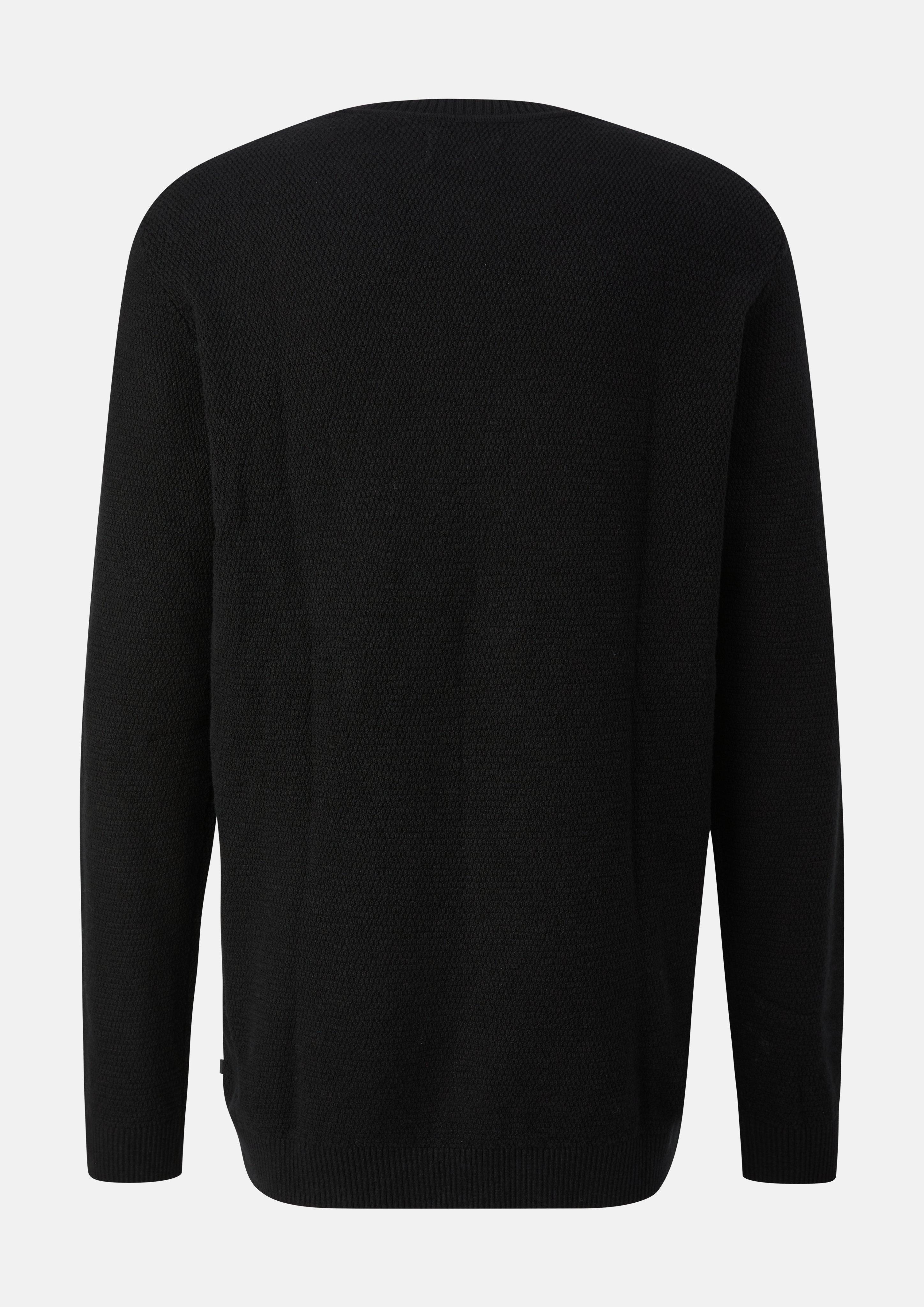 Moški Pulover v barvi črna od s.Oliver Men Tall Sizes