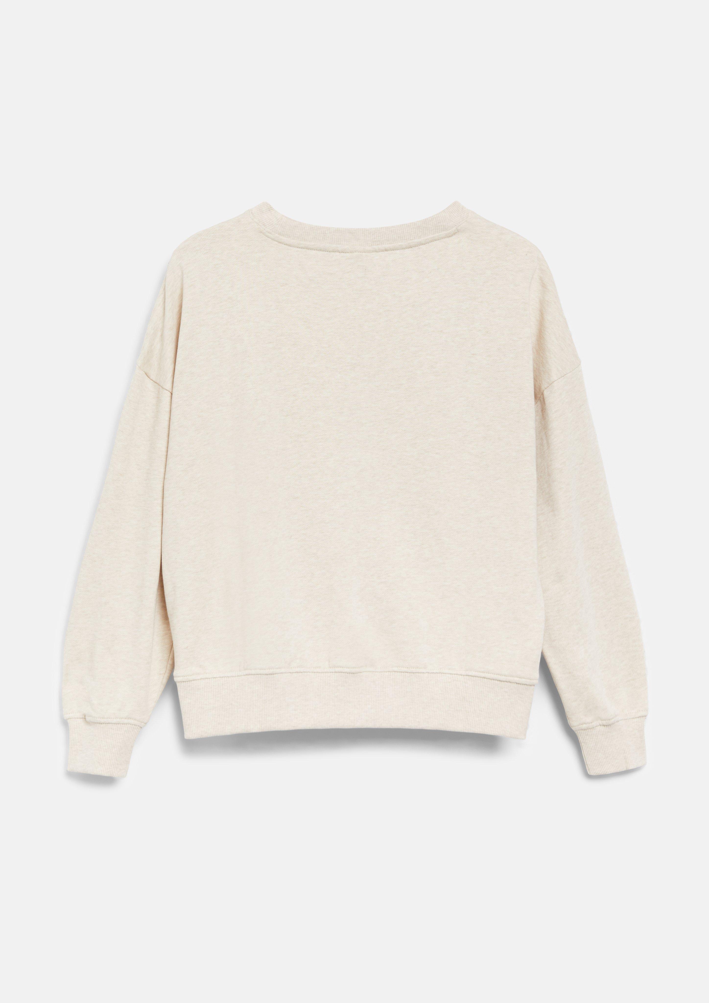 Junior Sweat-shirt oversize orné de pierres décoratives en crème de s.Oliver