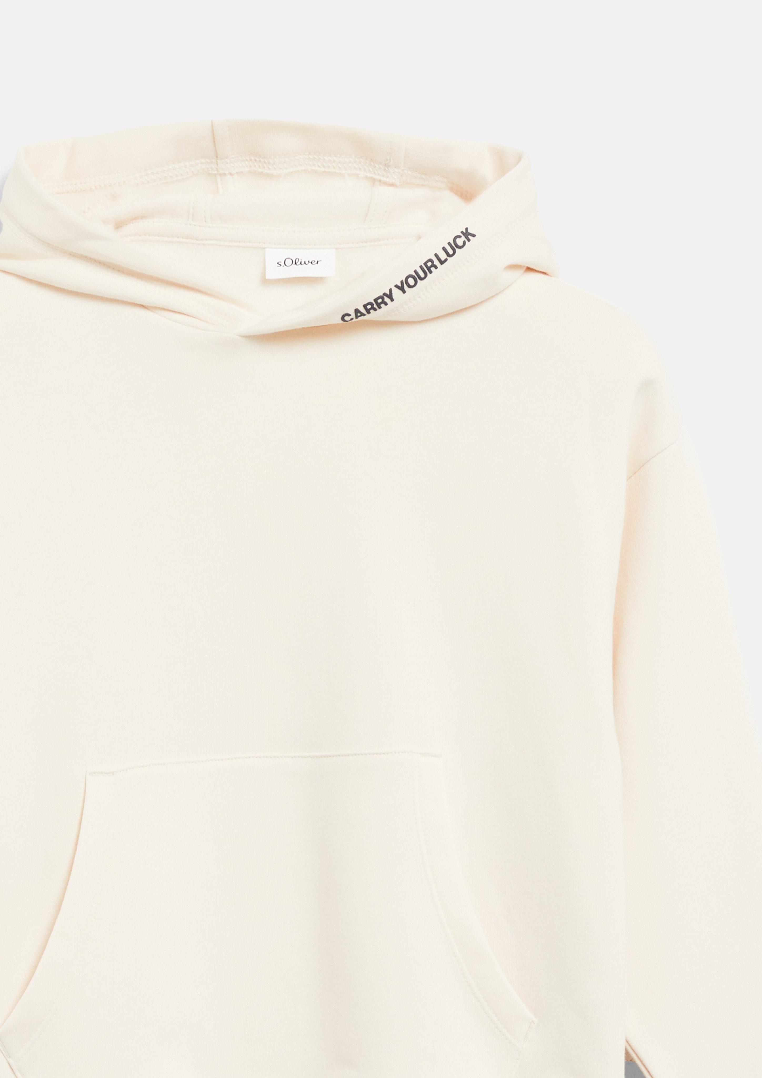 Kinder Kuscheliges Sweatshirt im Loose Fit mit Print in creme von s.Oliver