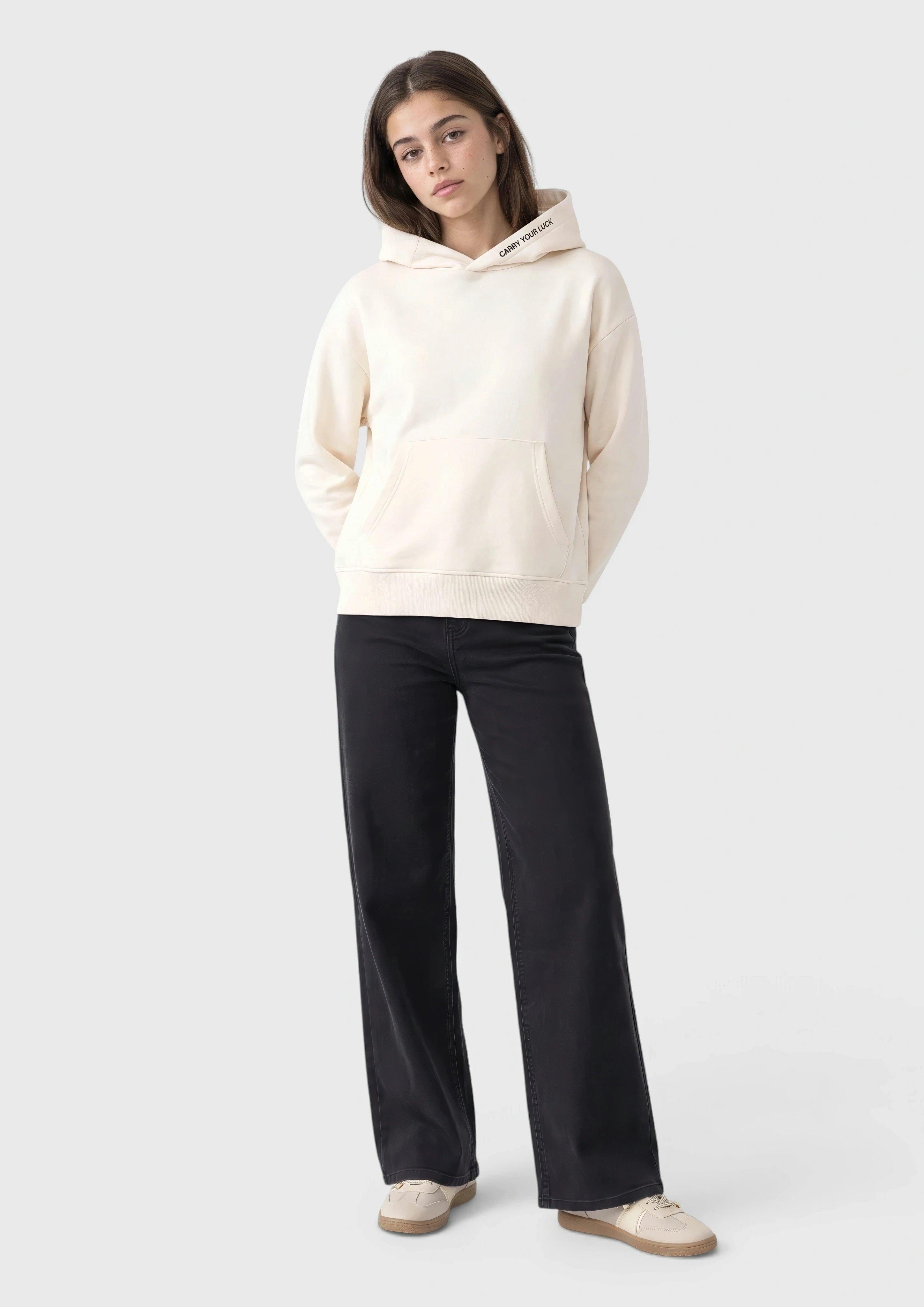 Kinder Kuscheliges Sweatshirt im Loose Fit mit Print in creme von s.Oliver