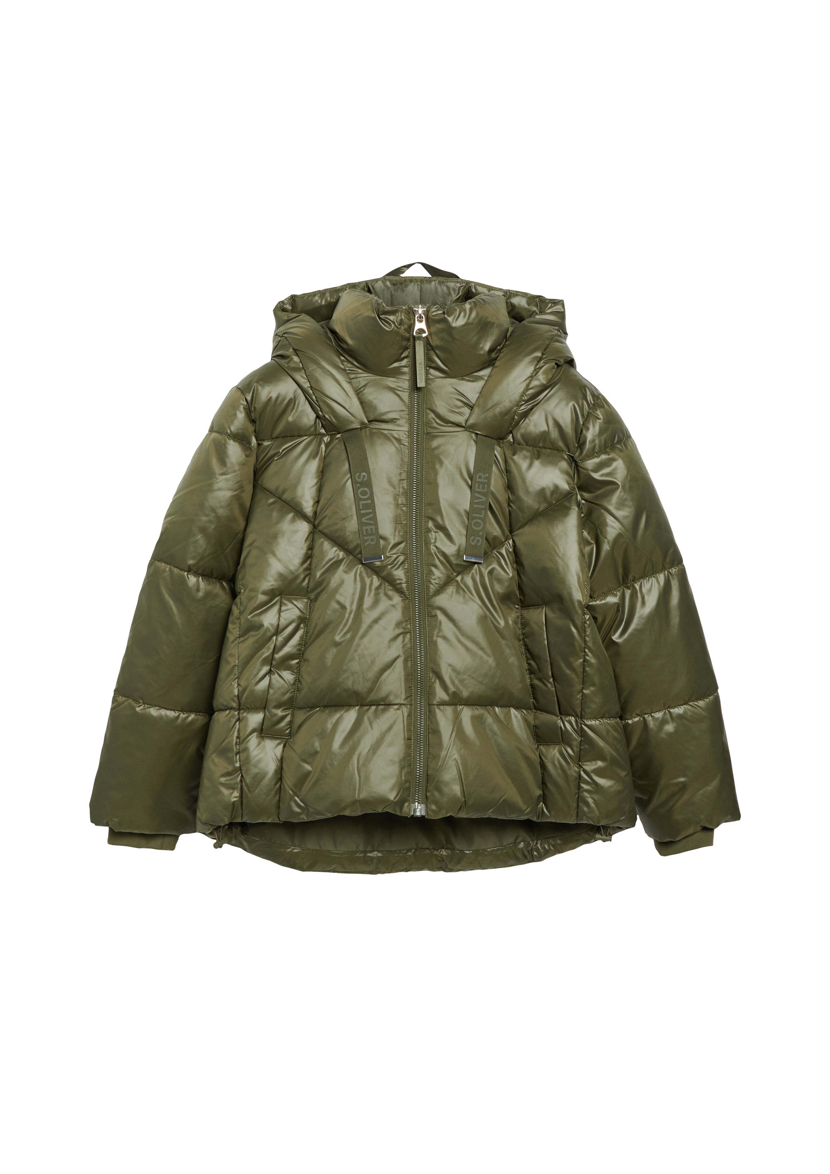 Donsjas met glanzende look