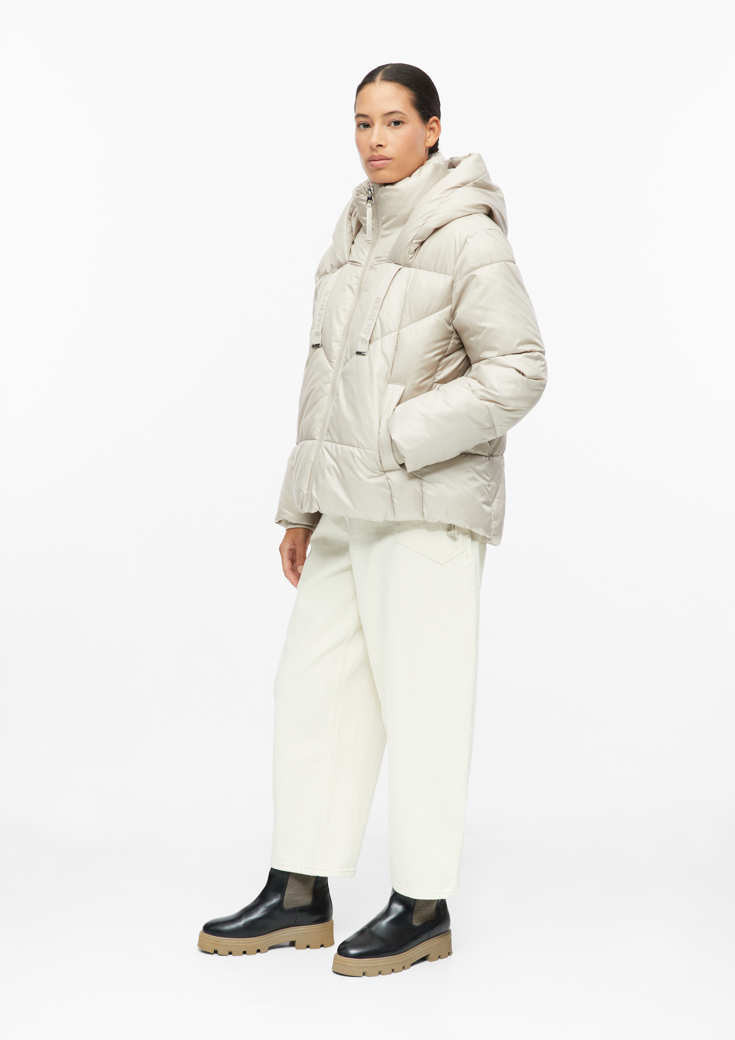 Women Outdoor jacket in beige by s.Oliver