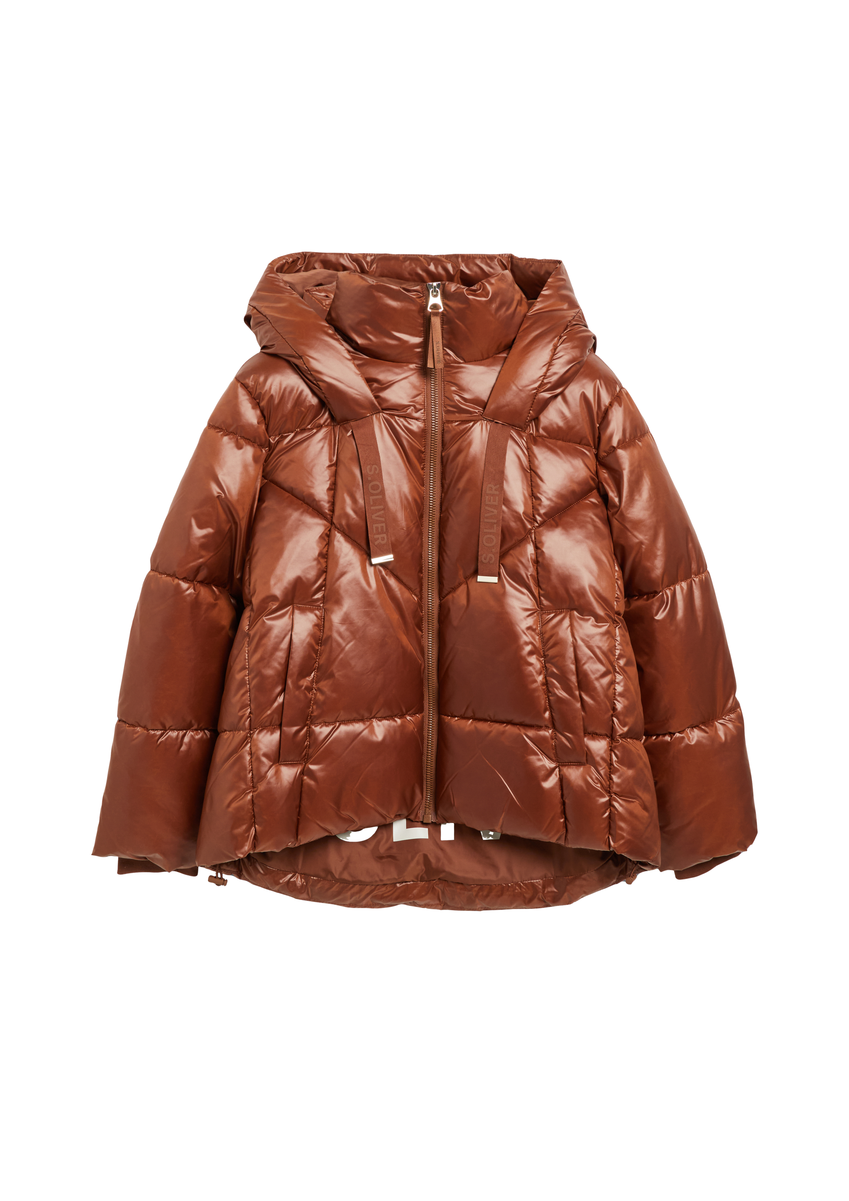 Donsjas met glanzende look