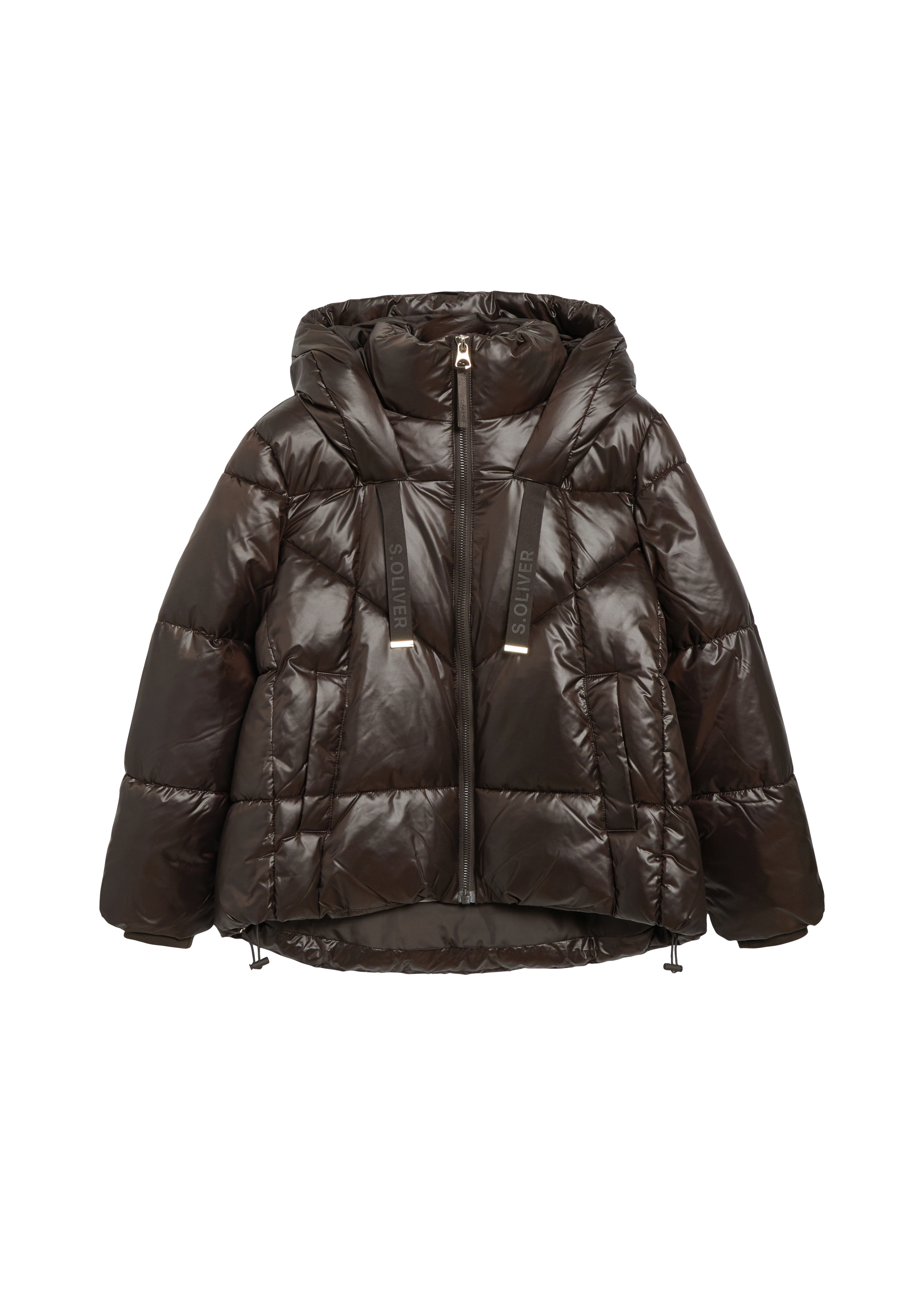 Donsjas met glanzende look