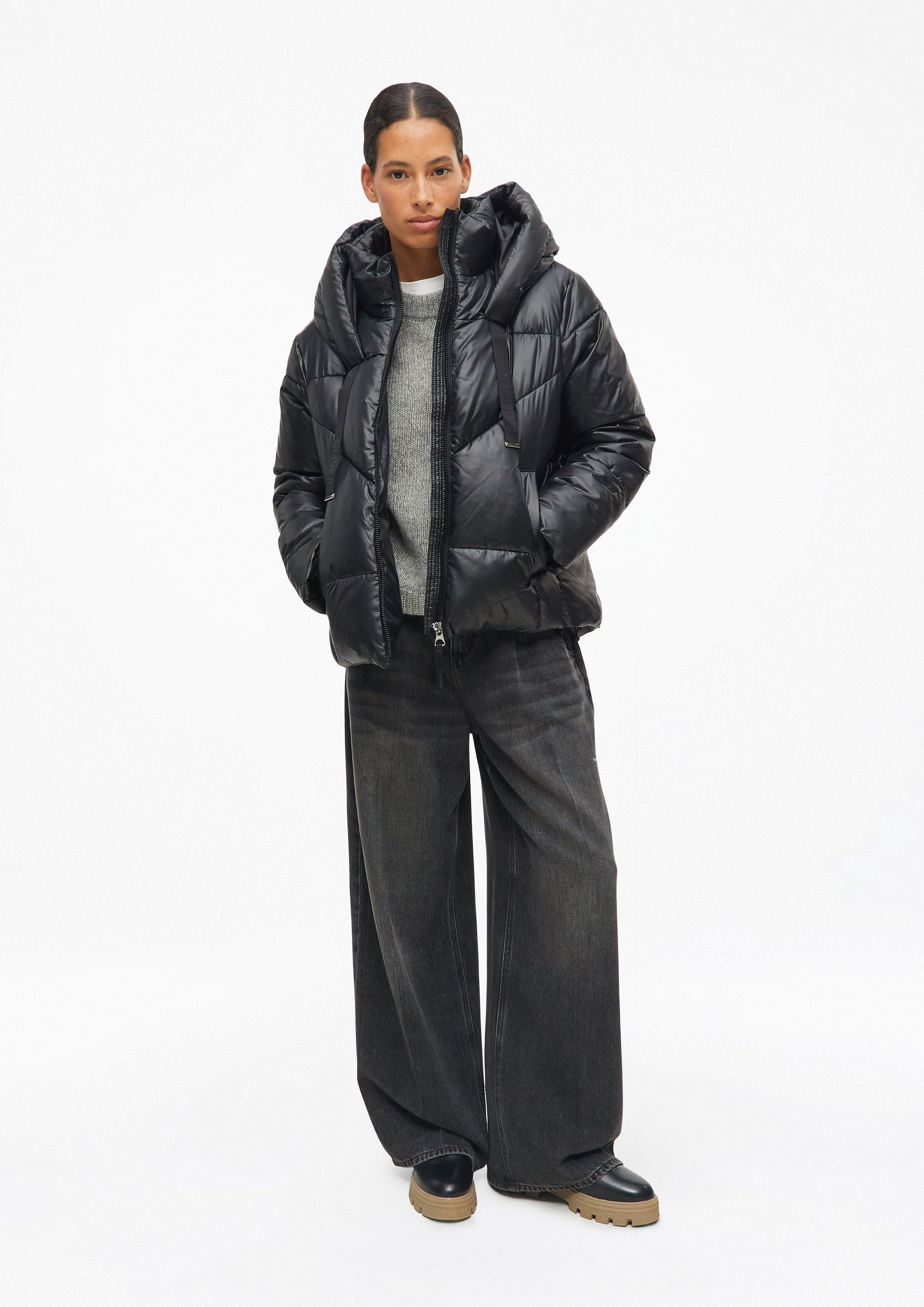Women Outdoor jacket in black by s.Oliver