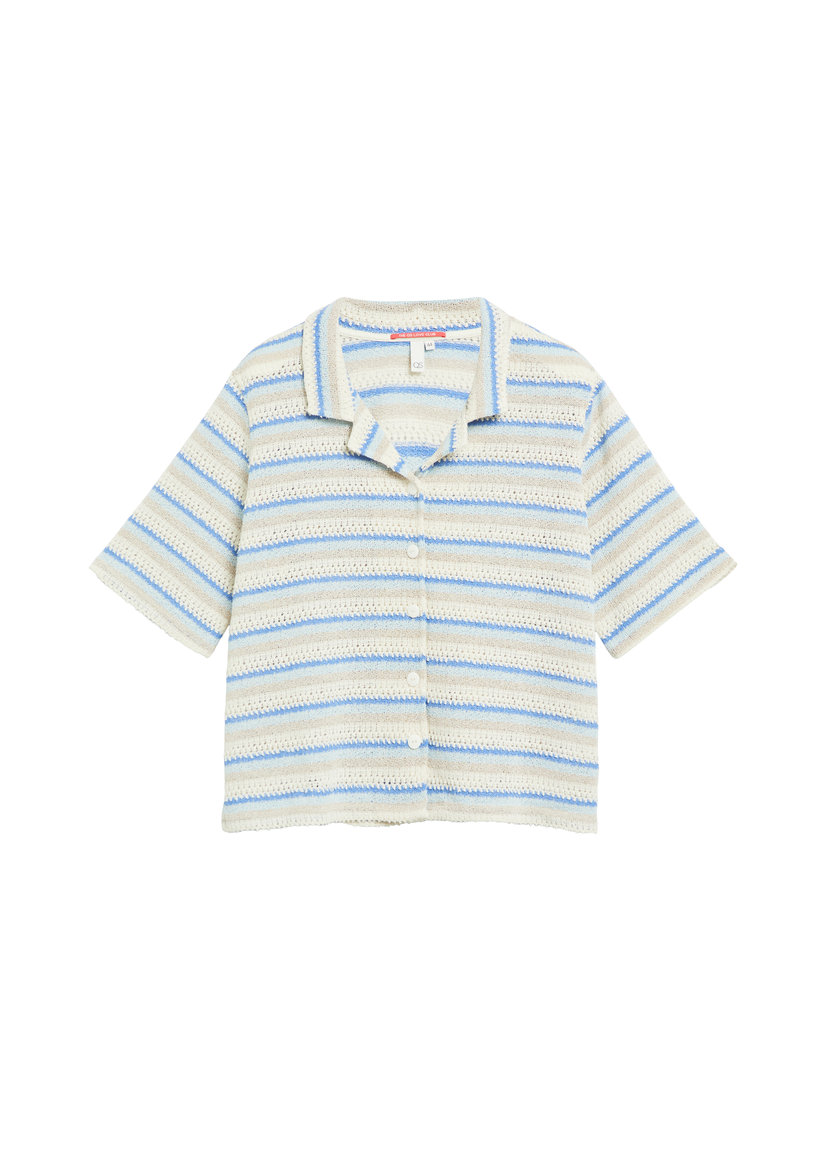 Strickshirt mit Ajourmuster
