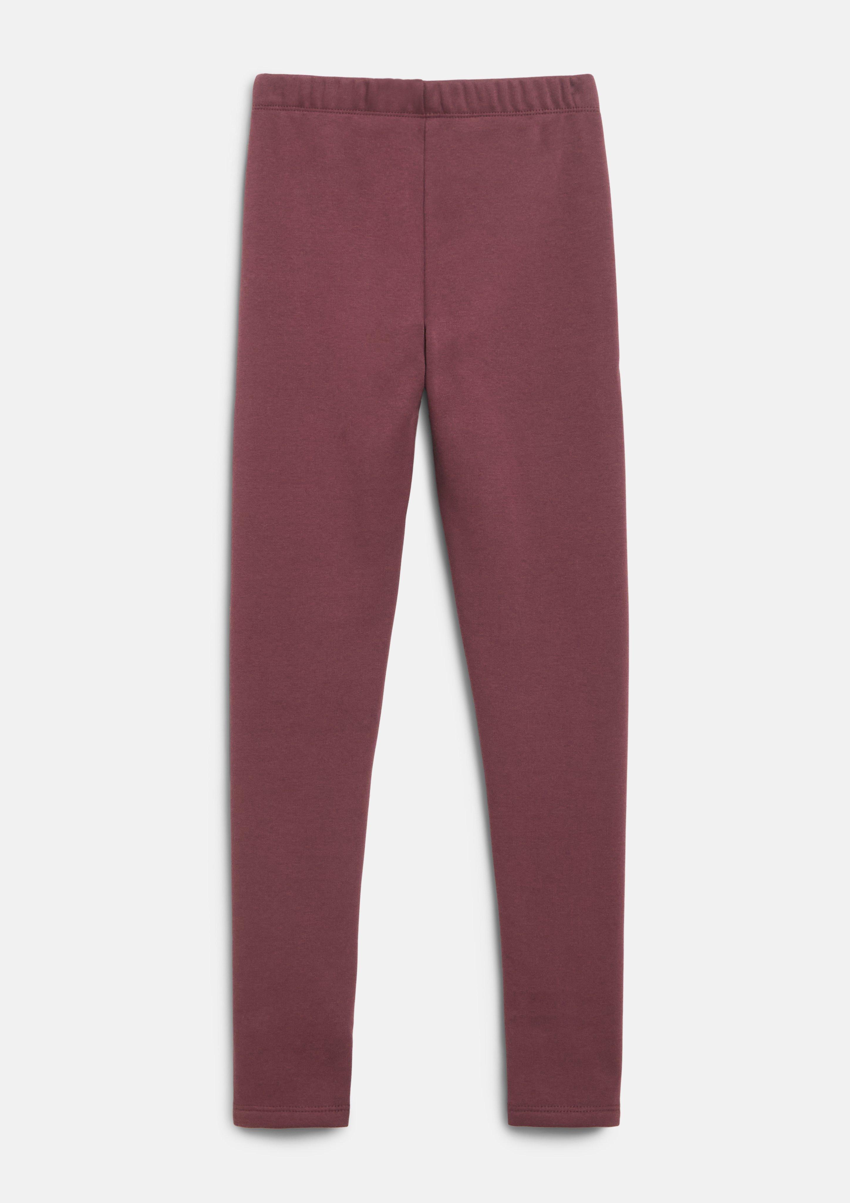 Junior Leggings en polaire thermique en rouge de s.Oliver