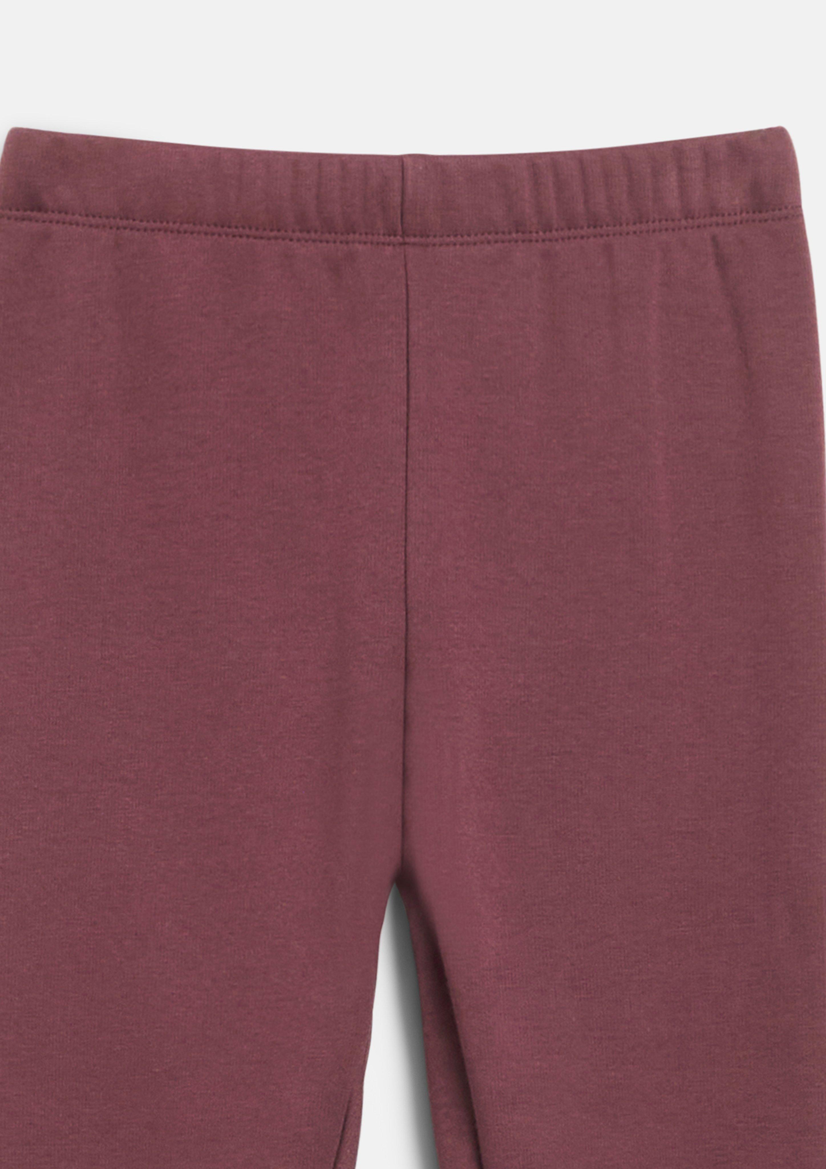 Junior Leggings en polaire thermique en rouge de s.Oliver