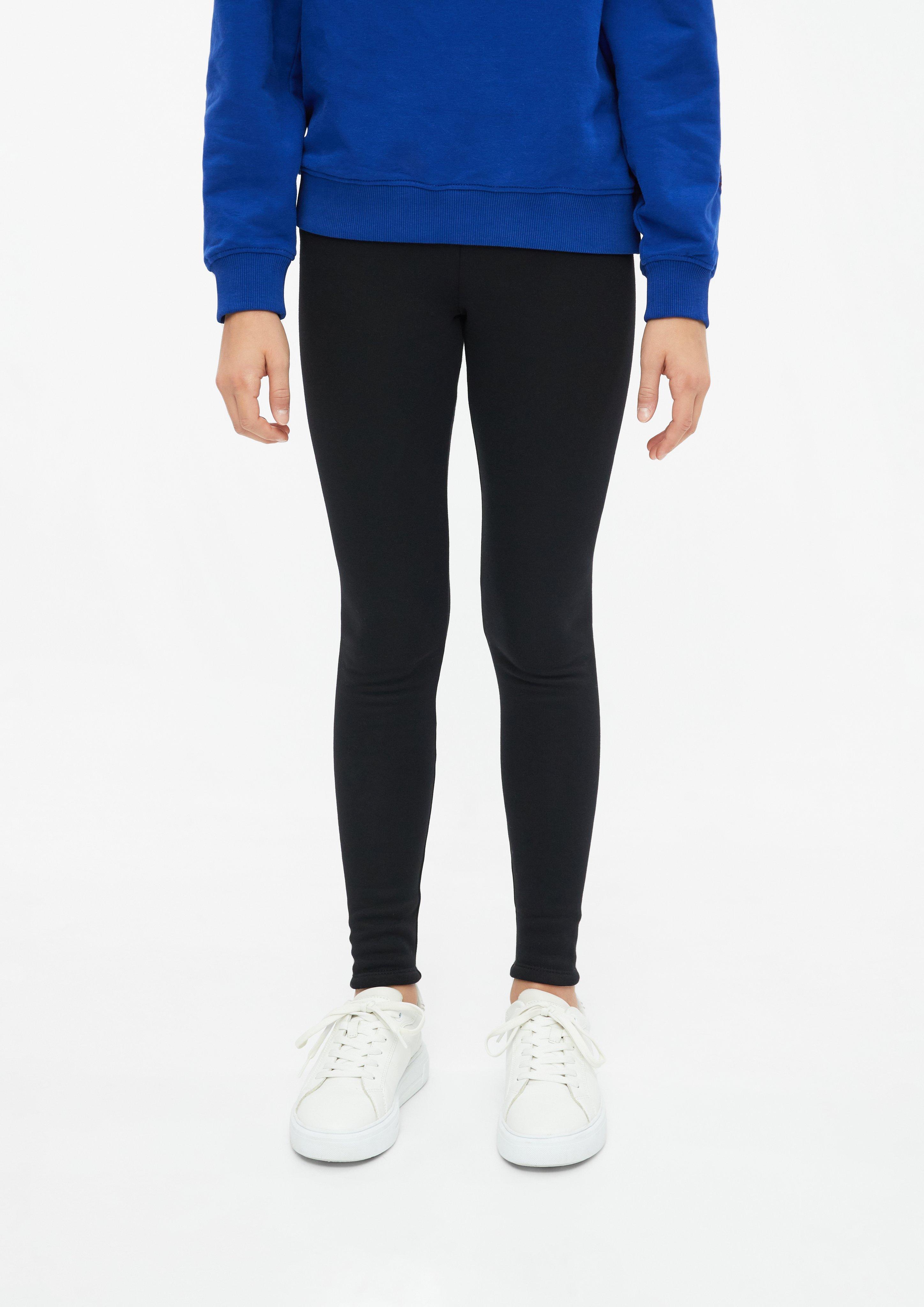 Junior Leggings en polaire thermique en noir de s.Oliver