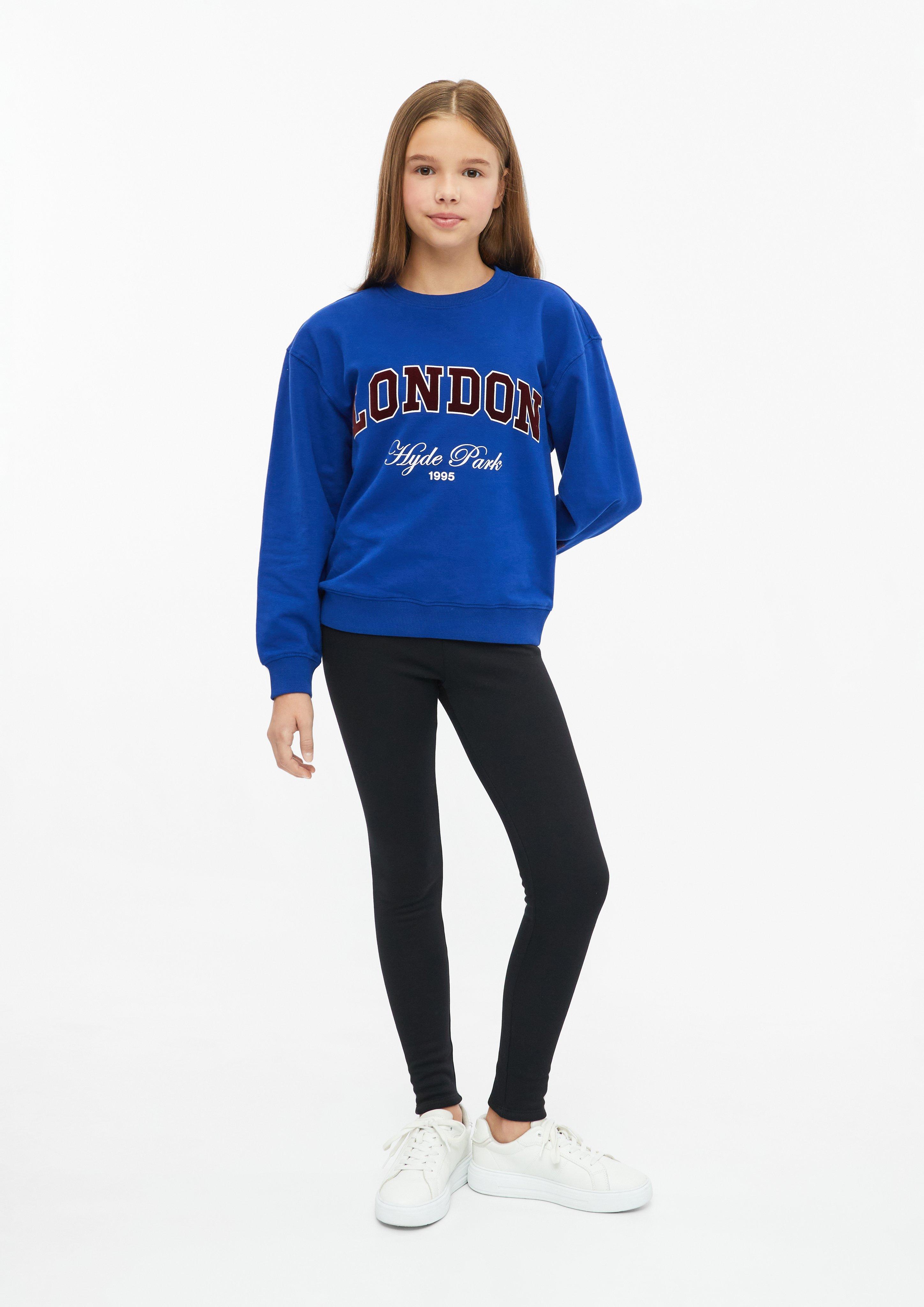 Junior Leggings en polaire thermique en noir de s.Oliver