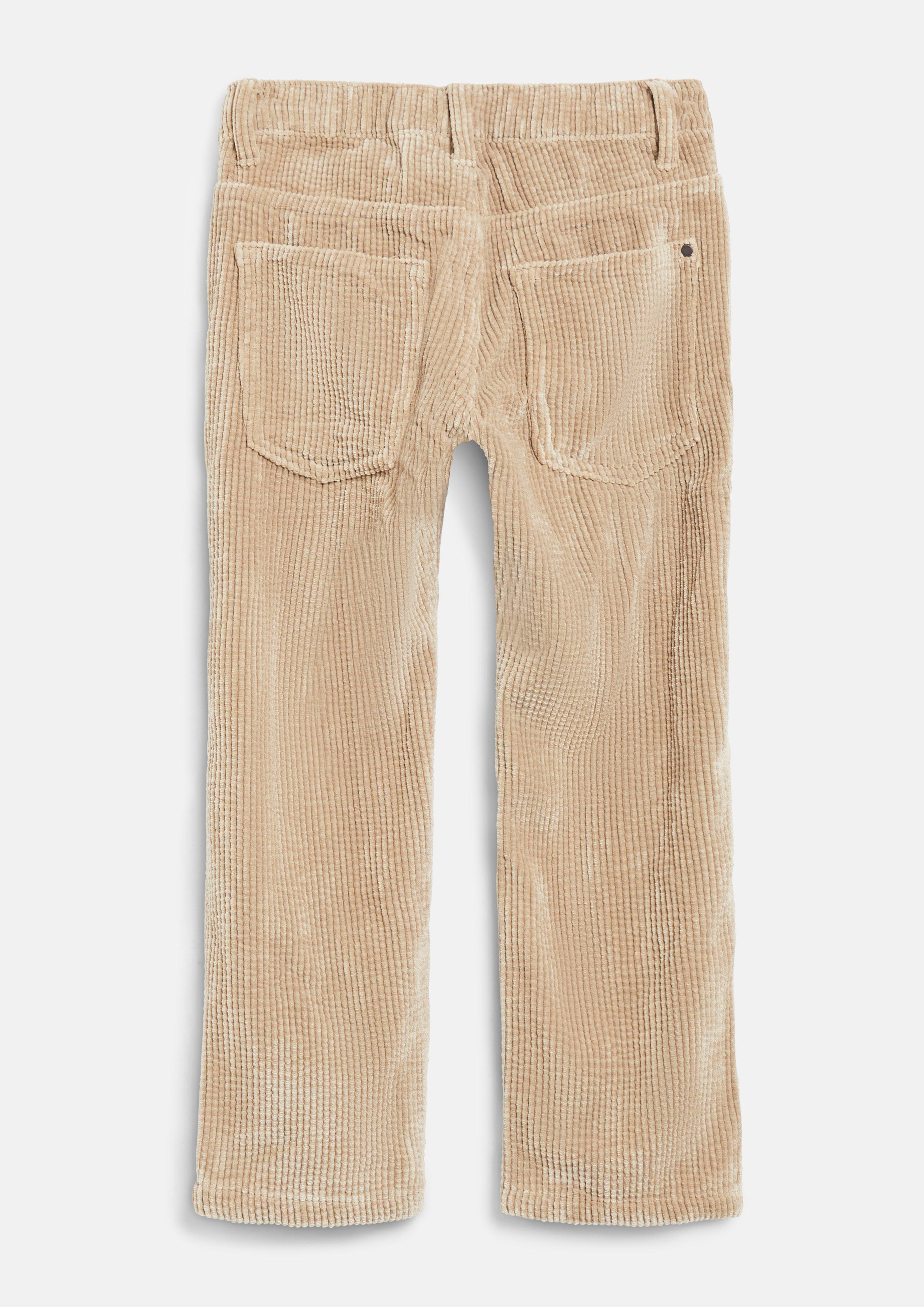 Kinder Cord-Jogpants Pelle / Regular Fit / Mid Rise / Straight Leg in braun von s.Oliver