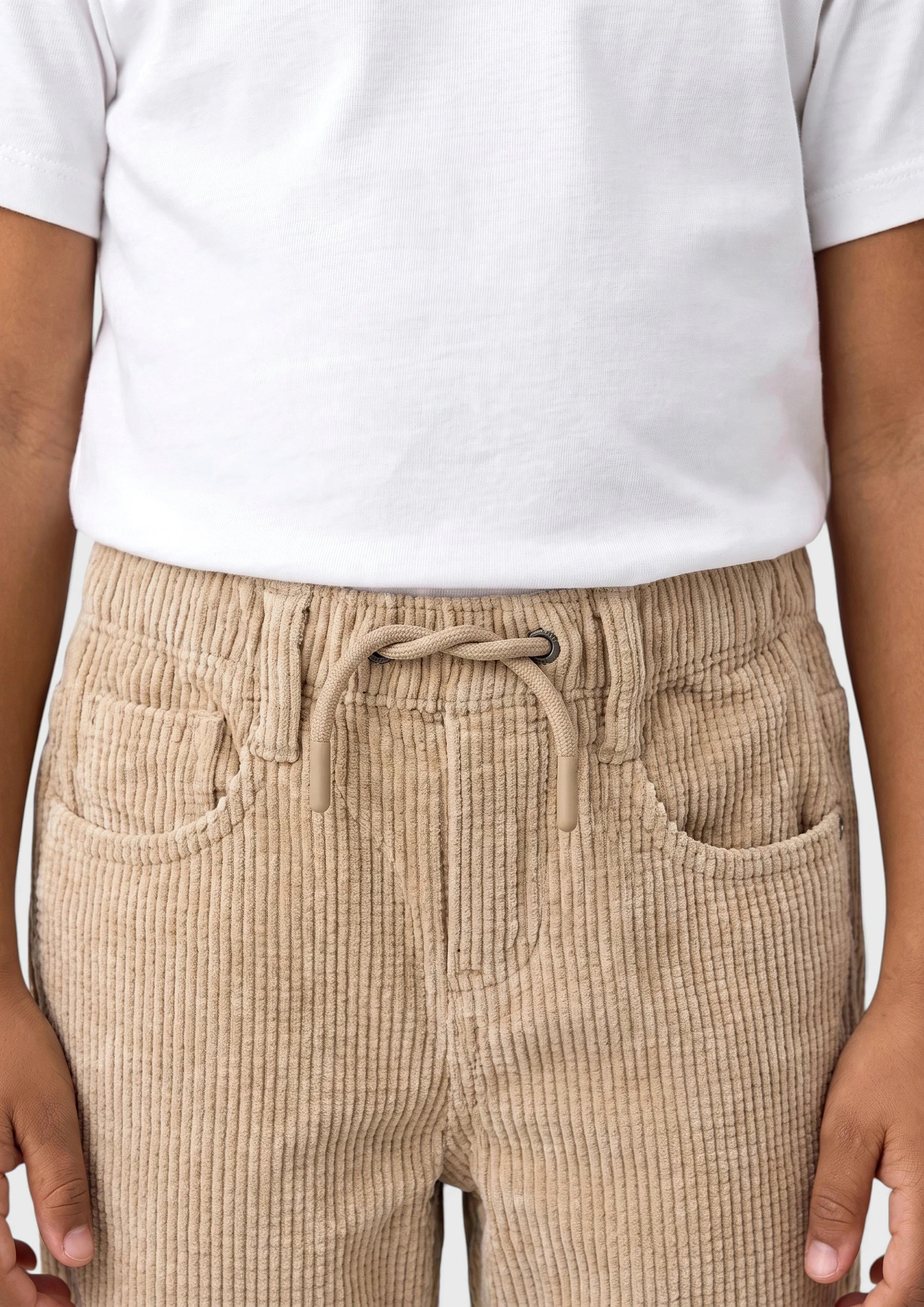 Kinder Cord-Jogpants Pelle / Regular Fit / Mid Rise / Straight Leg in braun von s.Oliver