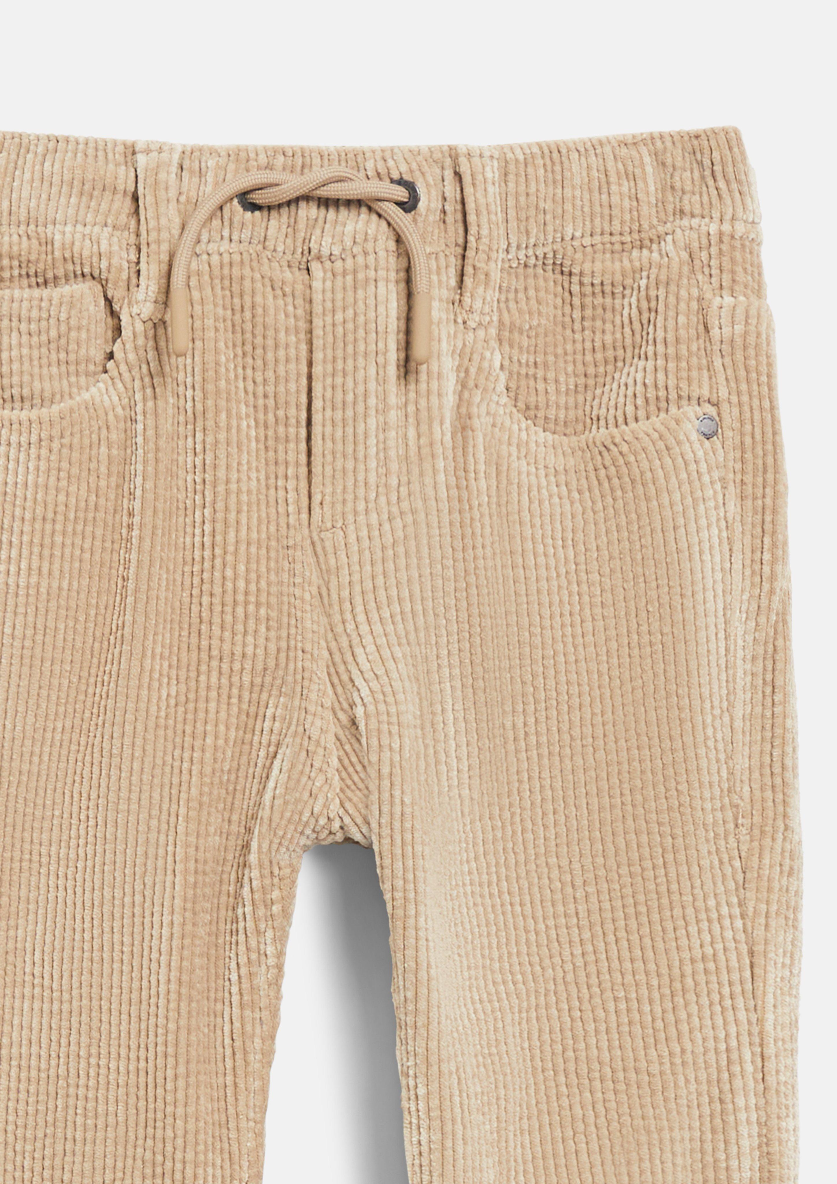 Kinder Cord-Jogpants Pelle / Regular Fit / Mid Rise / Straight Leg in braun von s.Oliver