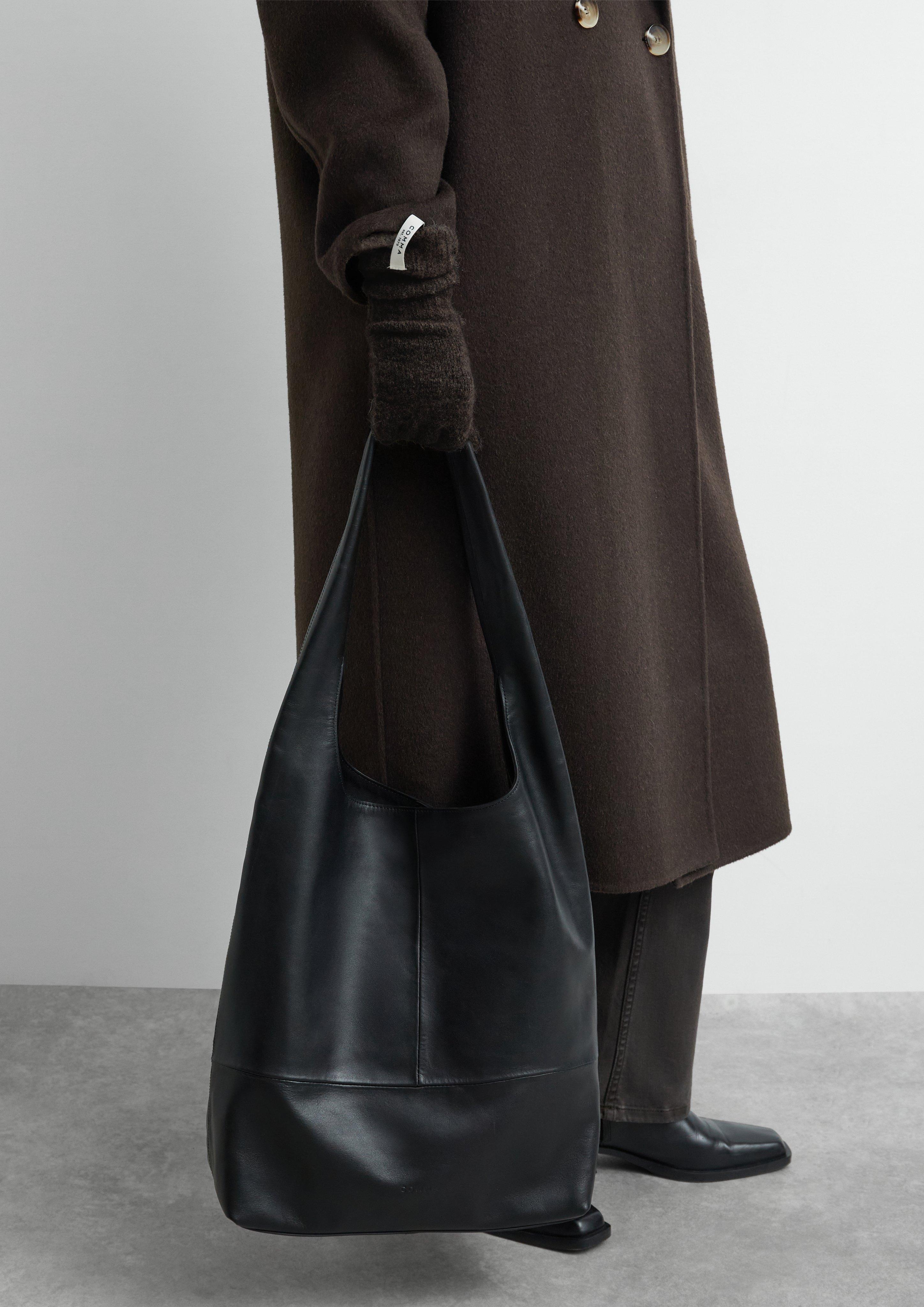 Lange Handschuhe aus Woll-Alpakamix in beige von COMMA