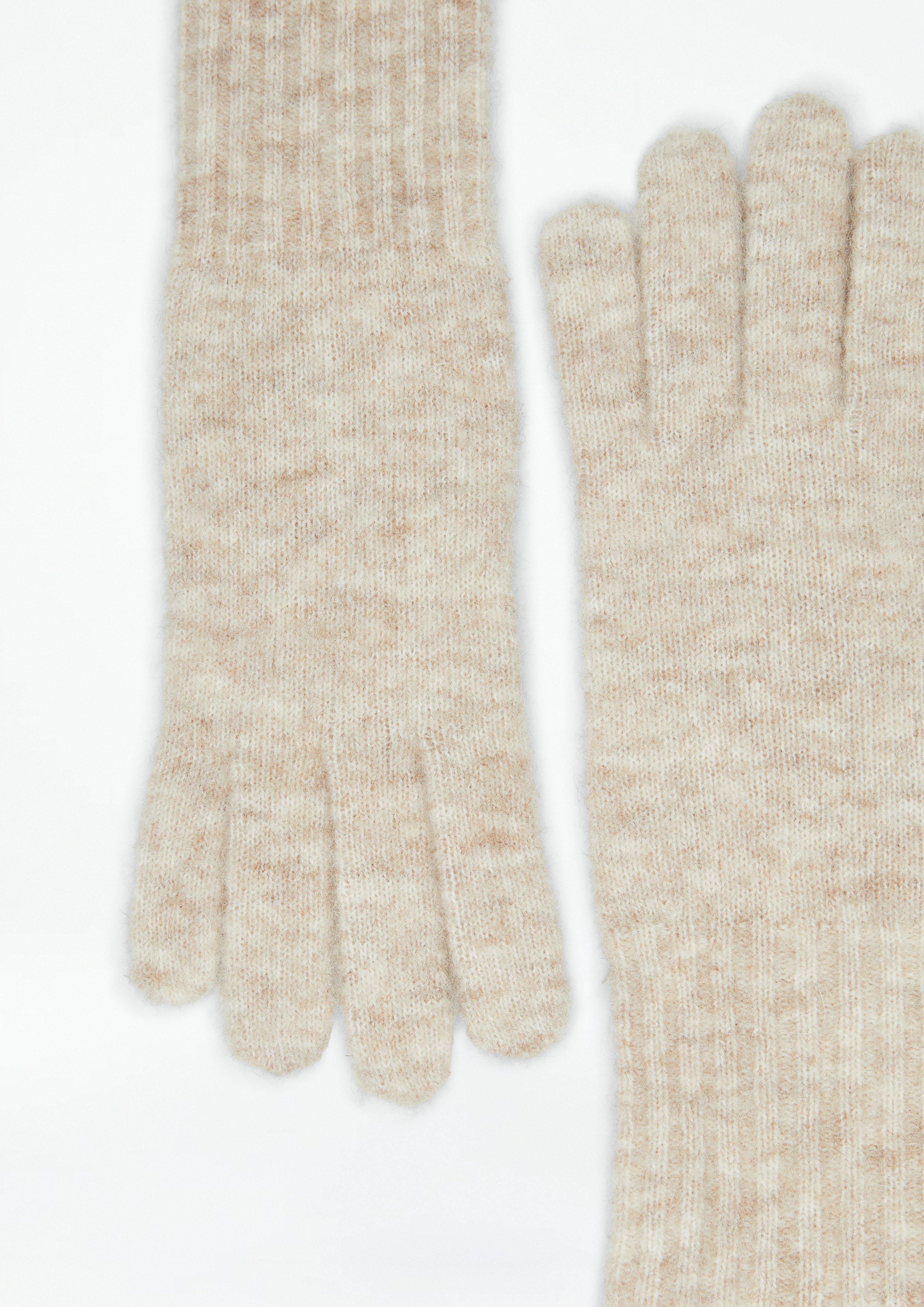 Handschuhe in beige von COMMA