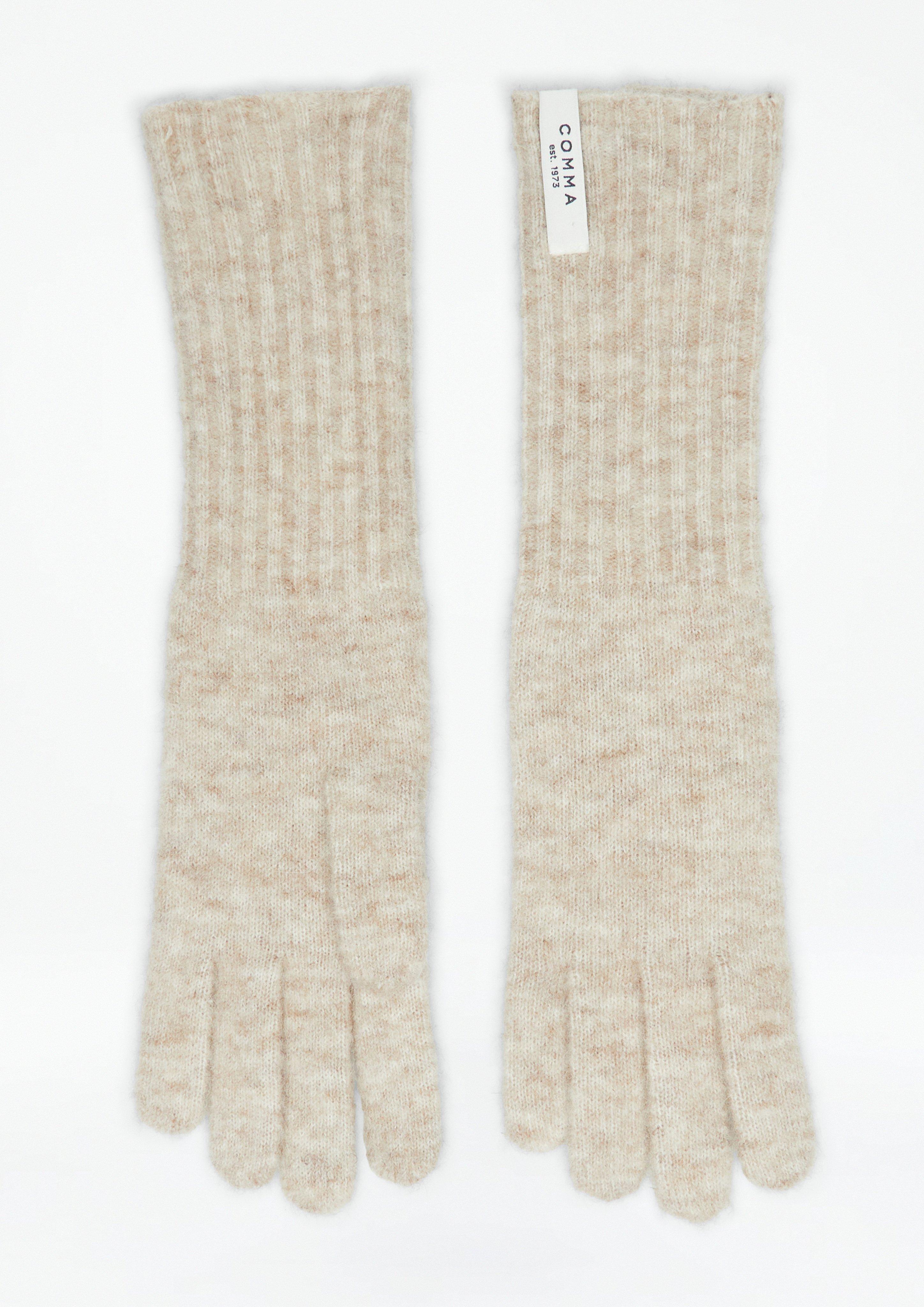 Handschuhe in beige von COMMA