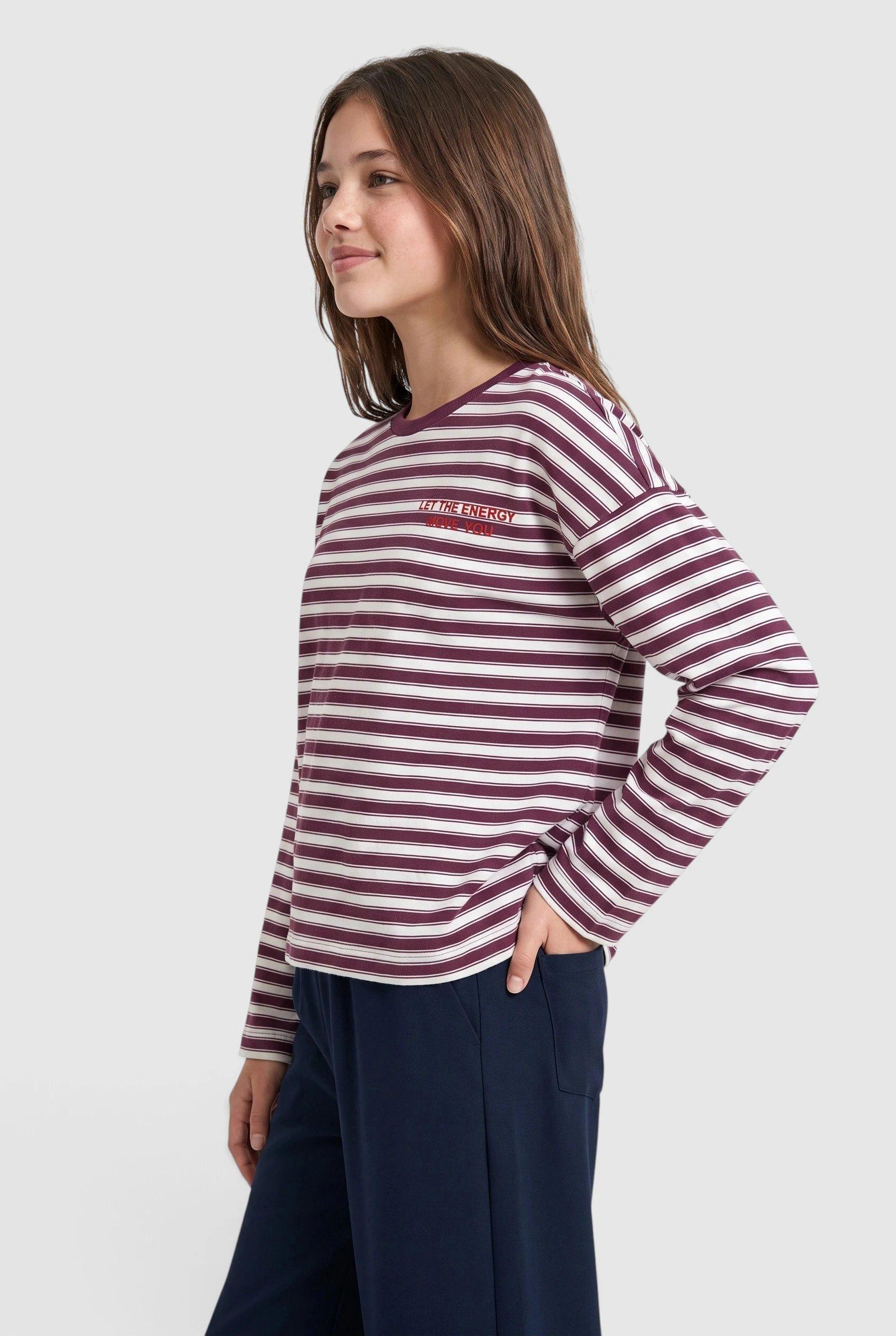 T-shirt en bordeaux de s.Oliver