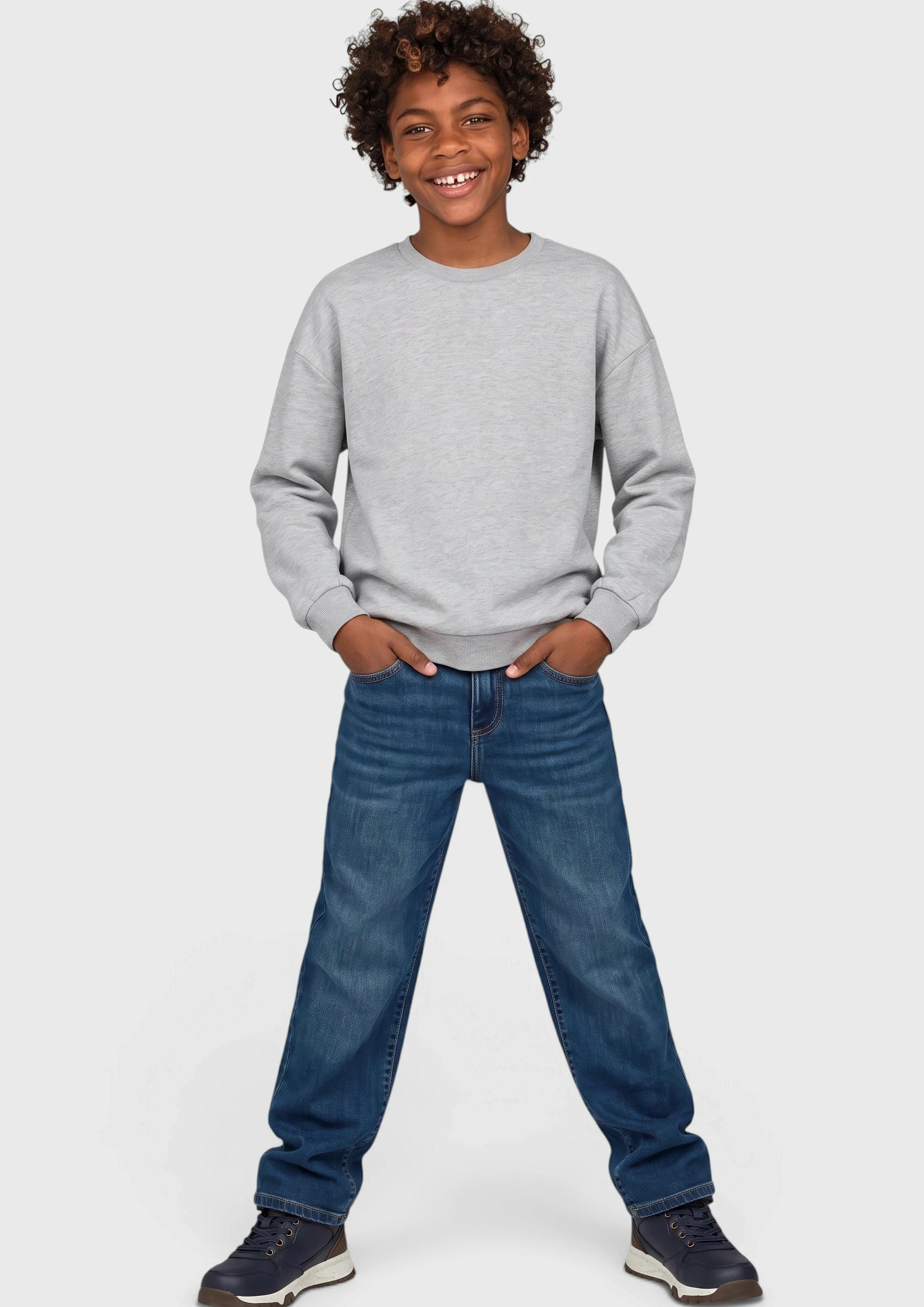 Baggy Jeans / Relaxed Fit / Mid-Rise / Wide Leg / Soft &amp; Warm in blue by s.Oliver
