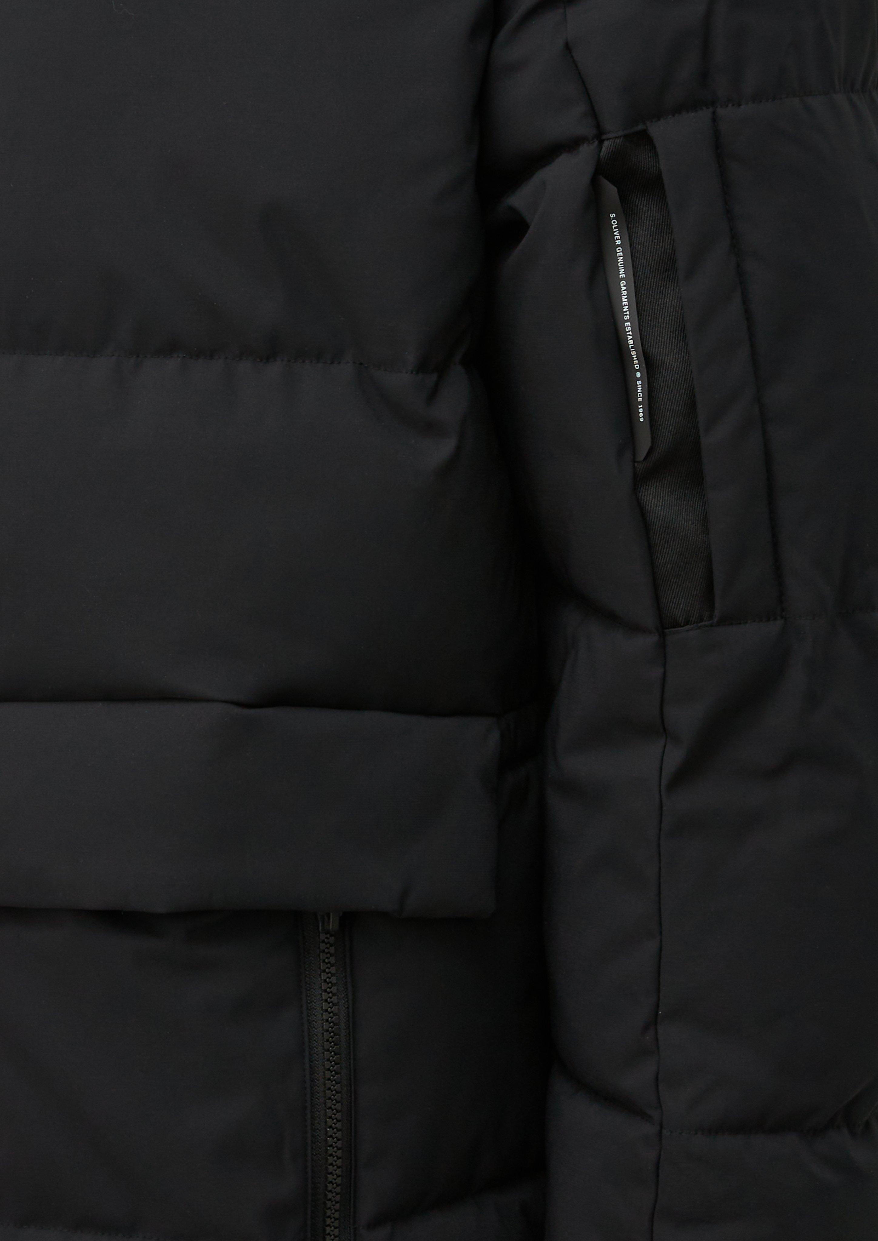 Heren Outdoor Buitenjas in zwart van s.Oliver Men Big Sizes
