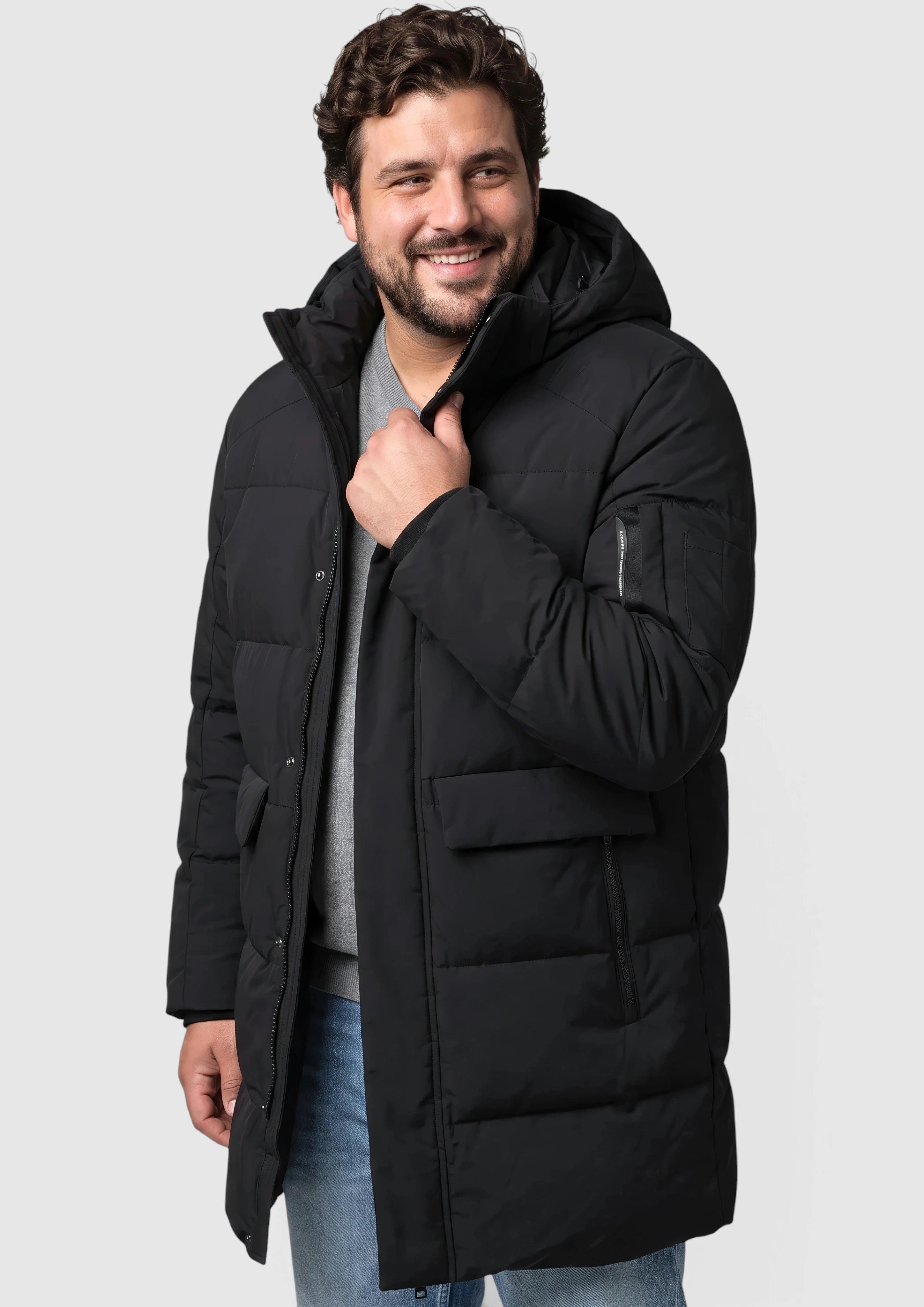 Outdoor jacket in black by s.Oliver Men Big Sizes