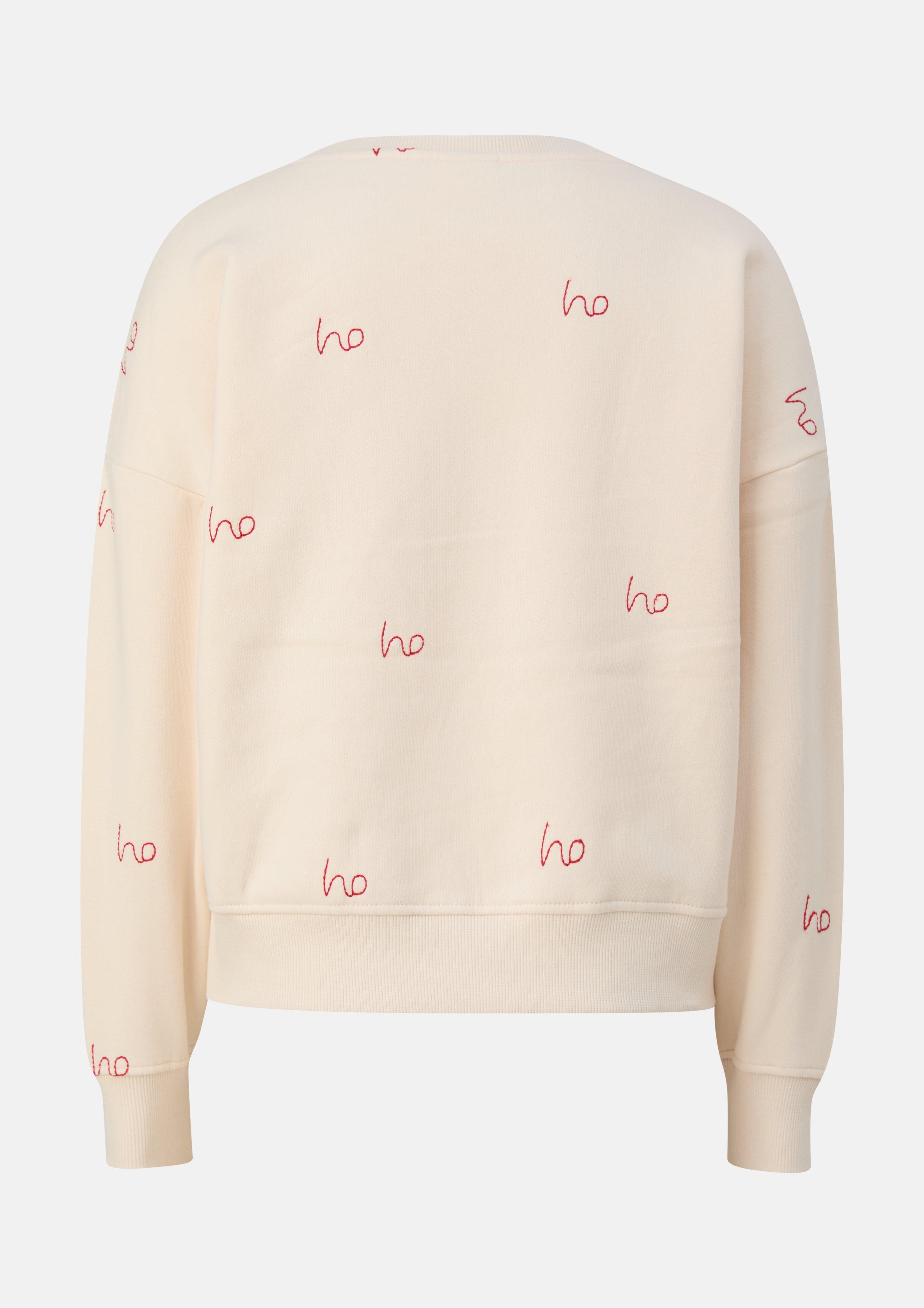 Junior Knus oversized sweatshirt in beige van s.Oliver