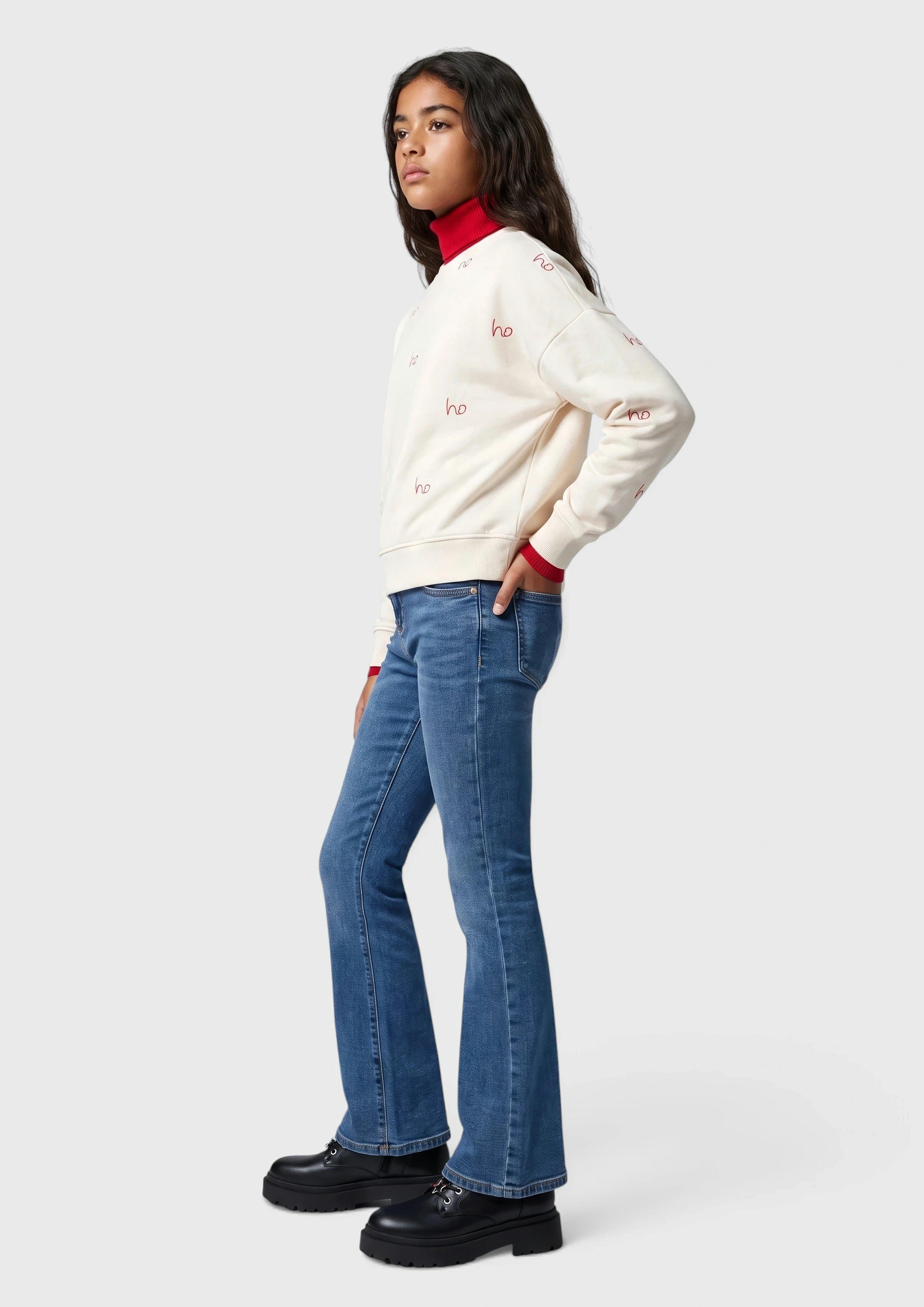 Knus oversized sweatshirt in lichtbeige van s.Oliver